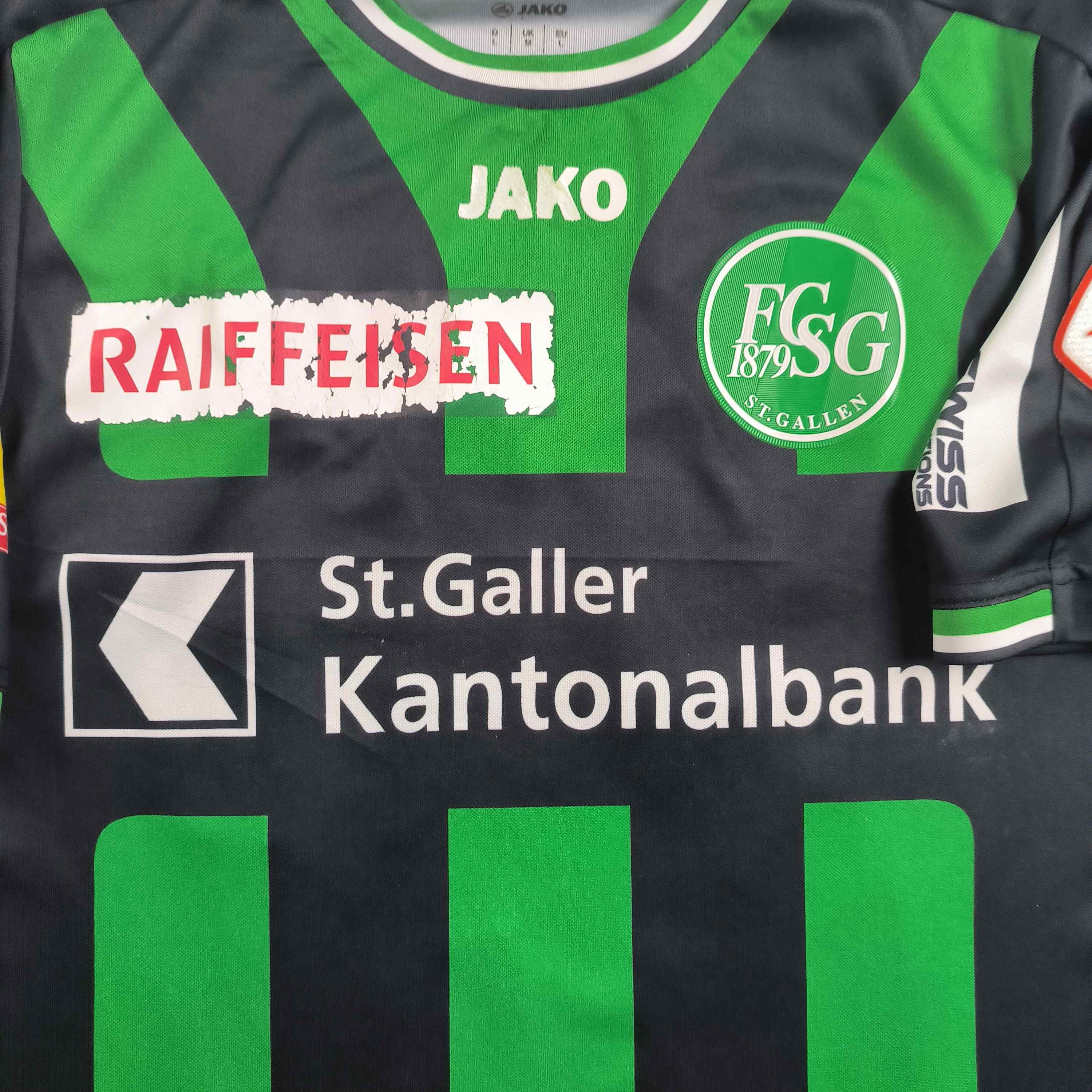 Other St Gallen 15-16 Jako away Danijel Aleksić football jersey L Size US L / EU 52-54 / 3 - 3 Thumbnail