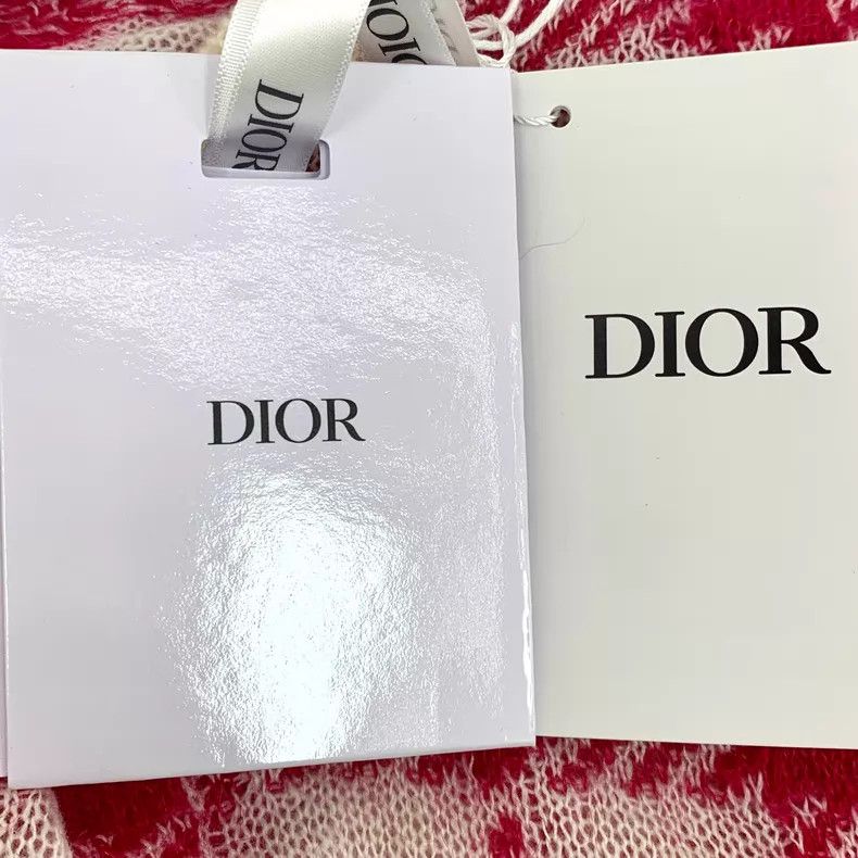 Dior Dior Colour-blocked plaid Mohai wool round-neck long-sleev Size XS / US 0-2 / IT 36-38 - 7 Thumbnail