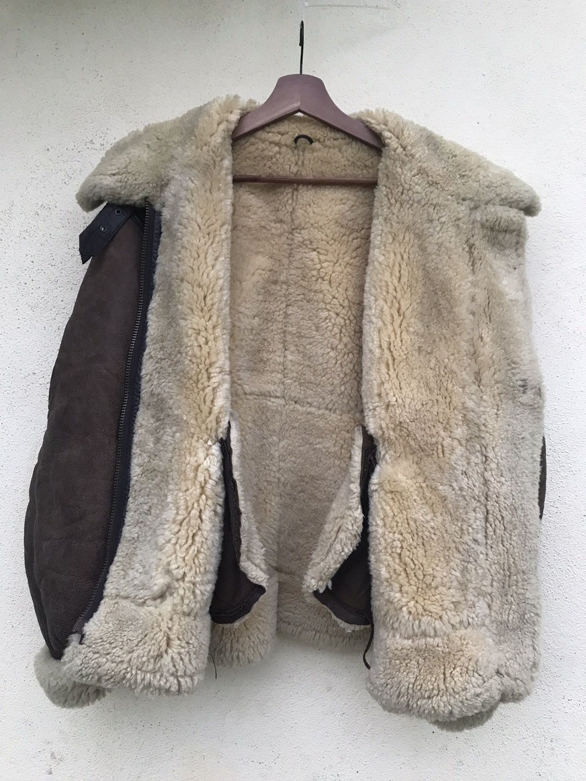 Other Type B3 US Army Style Leather Sherpa Shearling Jacket Size US M / EU 48-50 / 2 - 4 Thumbnail