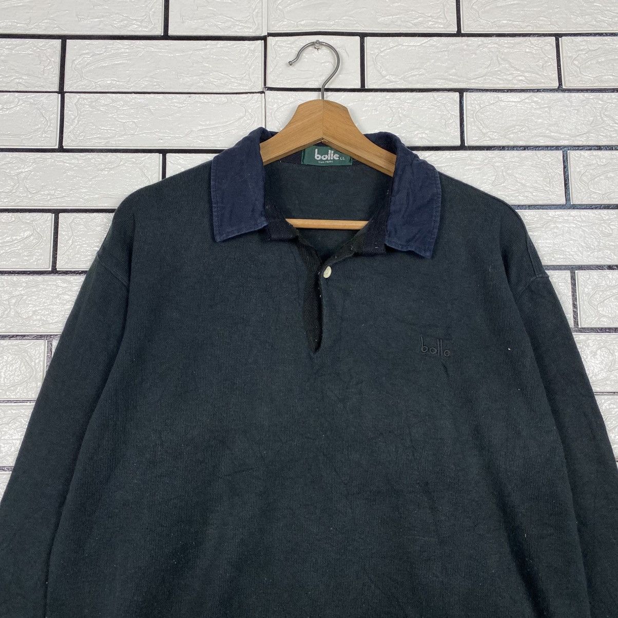 Japanese Brand 📌Vintage Sweatshirt Collar Bolle From Paris Issey Miyake Size US L / EU 52-54 / 3 - 4 Thumbnail