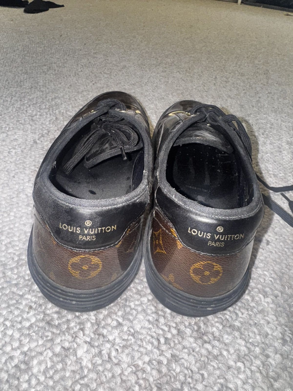 Louis Vuitton Trocadero patent leather low trainers 9.5 Size US 9.5 / EU 42-43 - 5 Thumbnail