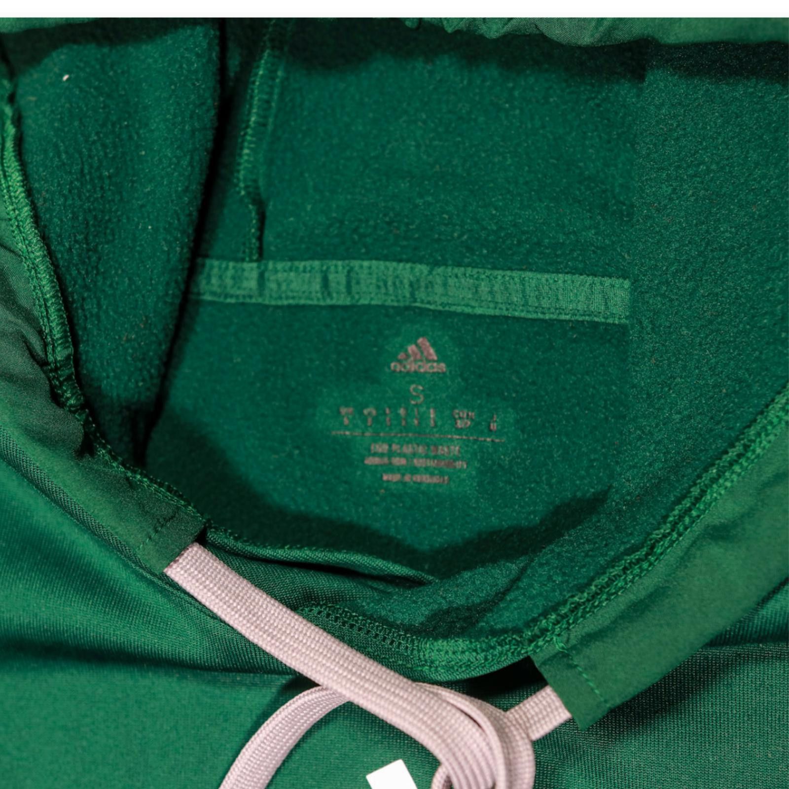 Adidas Adidas Green Hoodie Small Pullover w/ Gray Trim Size US S / EU 44-46 / 1 - 6 Thumbnail