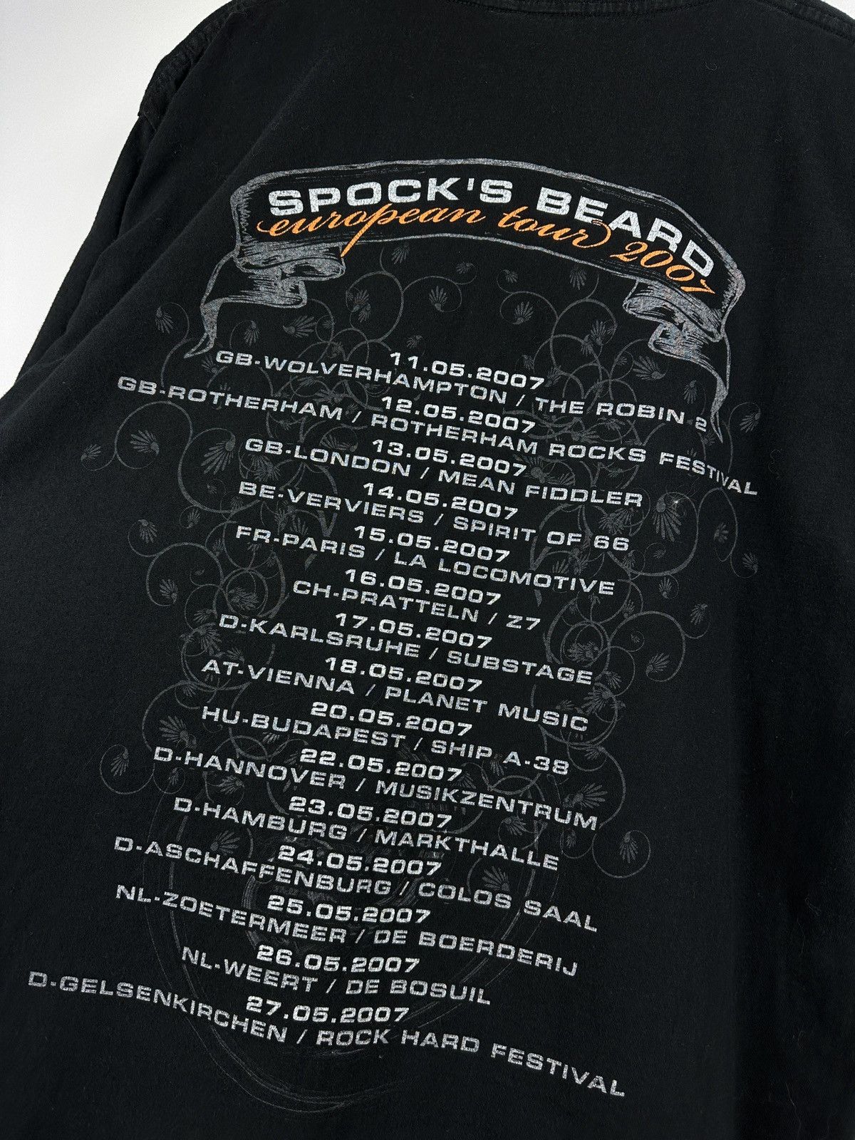Band Tees × Vintage Vintage 2007 Spock's Beard European Tour T-shirt Size US L / EU 52-54 / 3 - 11 Thumbnail