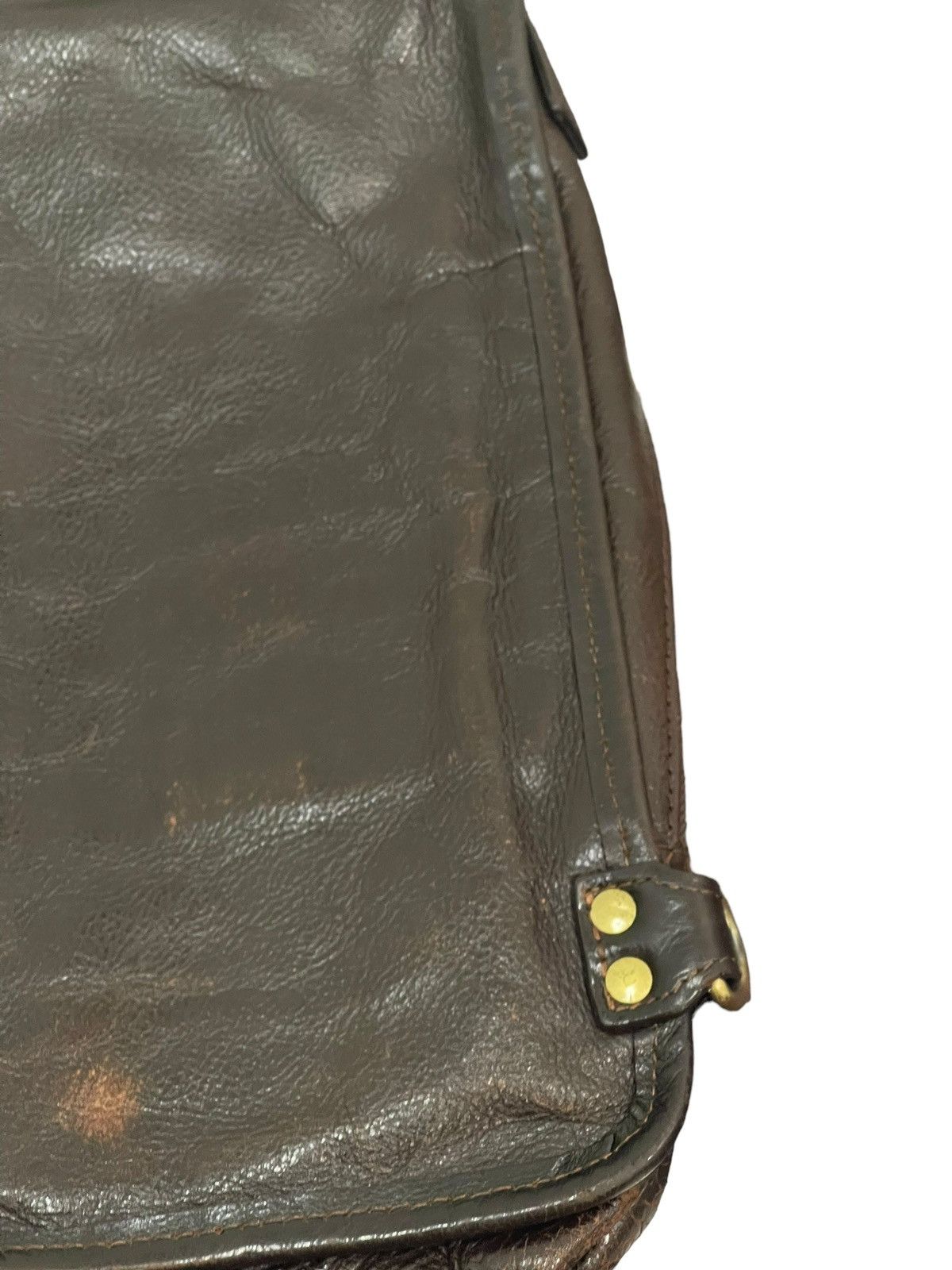 Genuine Leather Cross Body Full Leather Chelica Patina 3🟩 Size ONE SIZE - 15 Thumbnail