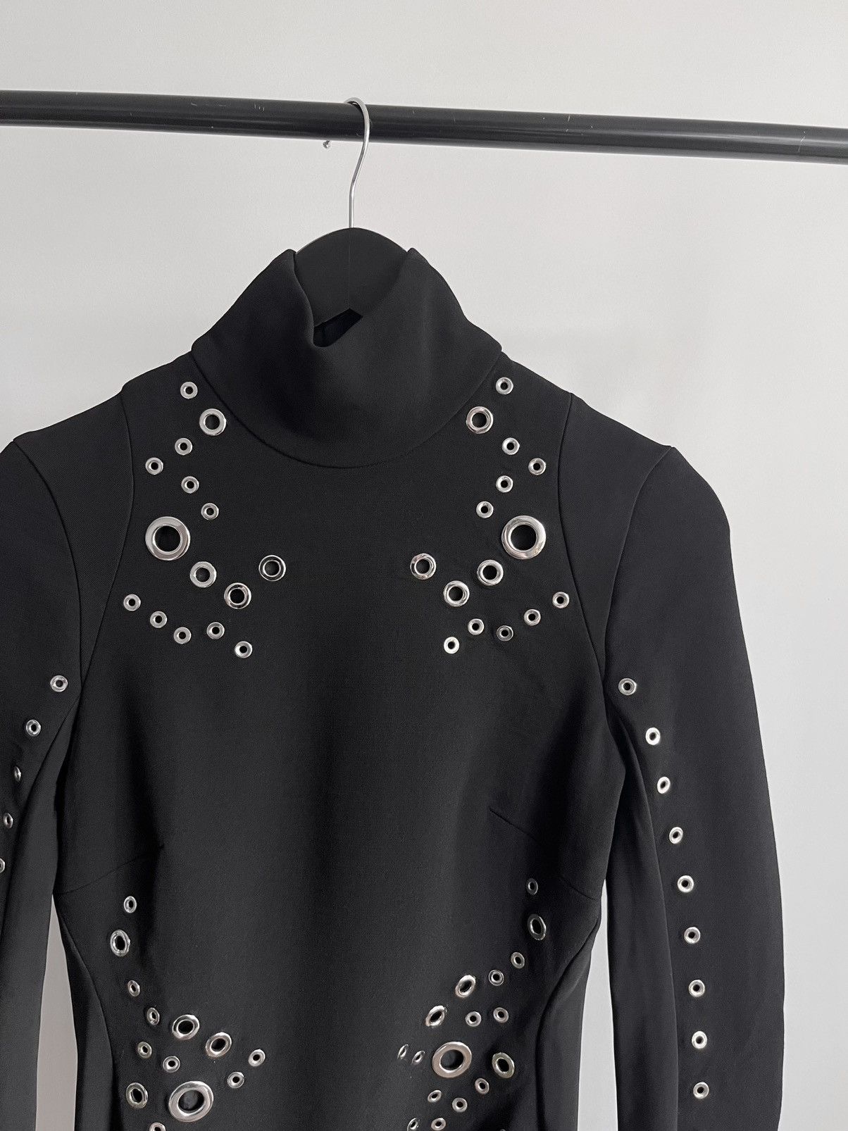 Mugler Mugler worn by Nicole Kidman fw2015 Grommet cocktail dress Size XS / US 0-2 / IT 36-38 - 6 Thumbnail