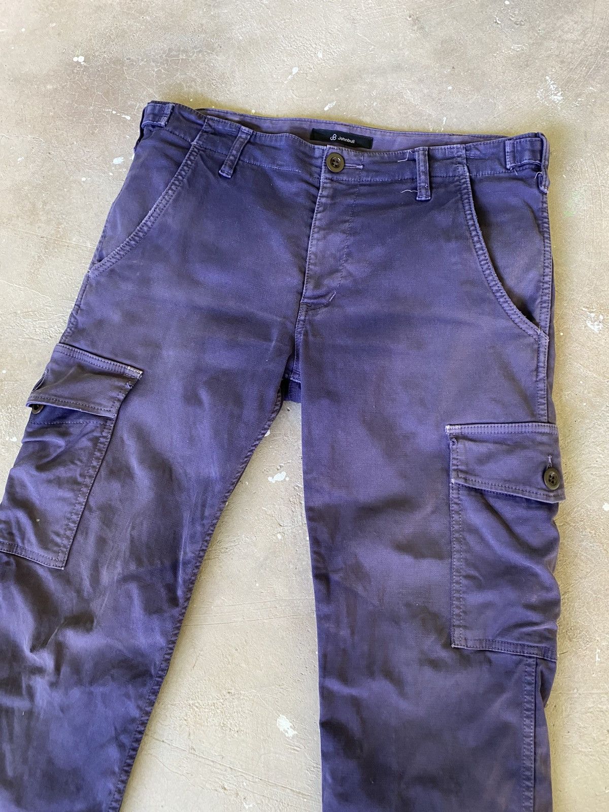 Johnbull Johnbull Faded Purple Cargo Pants Made in Japan Size US 32 / EU 48 - 2 Thumbnail