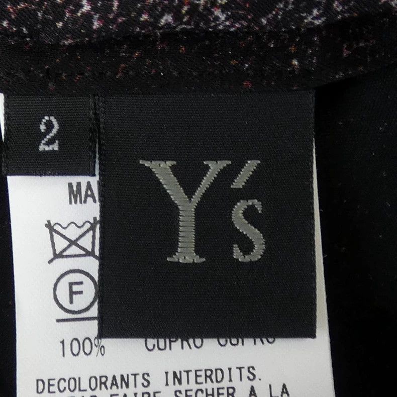 Y's Y's 25ss print and dye lace-up button-back shirt Size US M / EU 48-50 / 2 - 6 Thumbnail