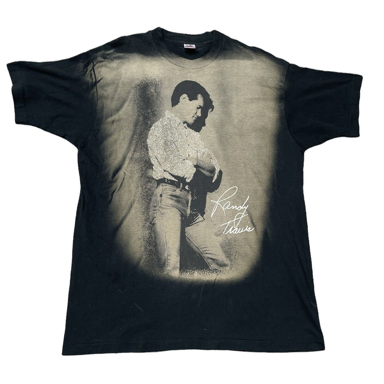 1991 Randy Travis Tee T-Shirt 90s Country Music USA Size 2XL