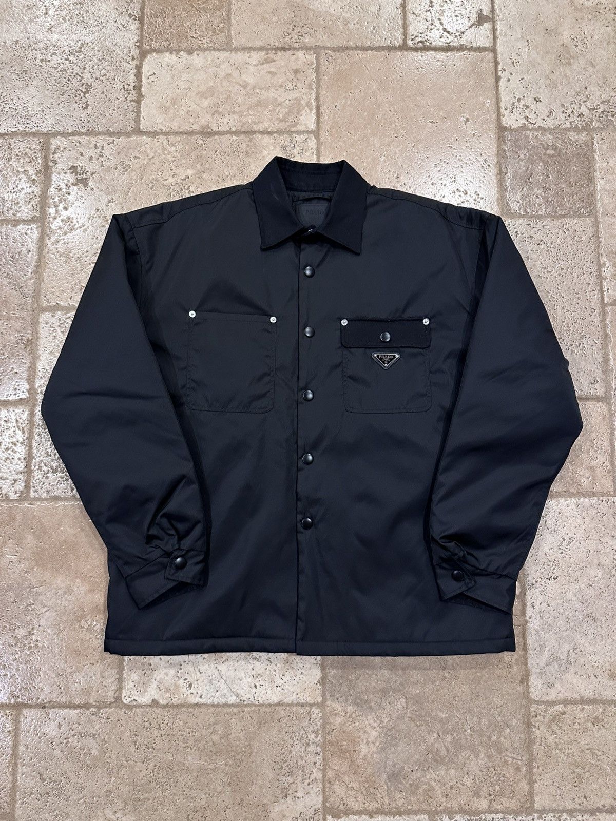 Prada Prada Tech Re-Nylon Padded Cargo Pocket Black Jacket Size US M / EU 48-50 / 2 - 3 Thumbnail