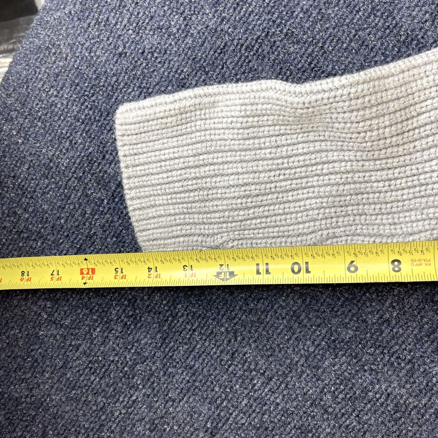Abercrombie & Fitch Abercrombie & Fitch Sweater Womens Medium Gray Turtleneck Rib Knit Cropped Size M / US 6-8 / IT 42-44 - 5 Thumbnail