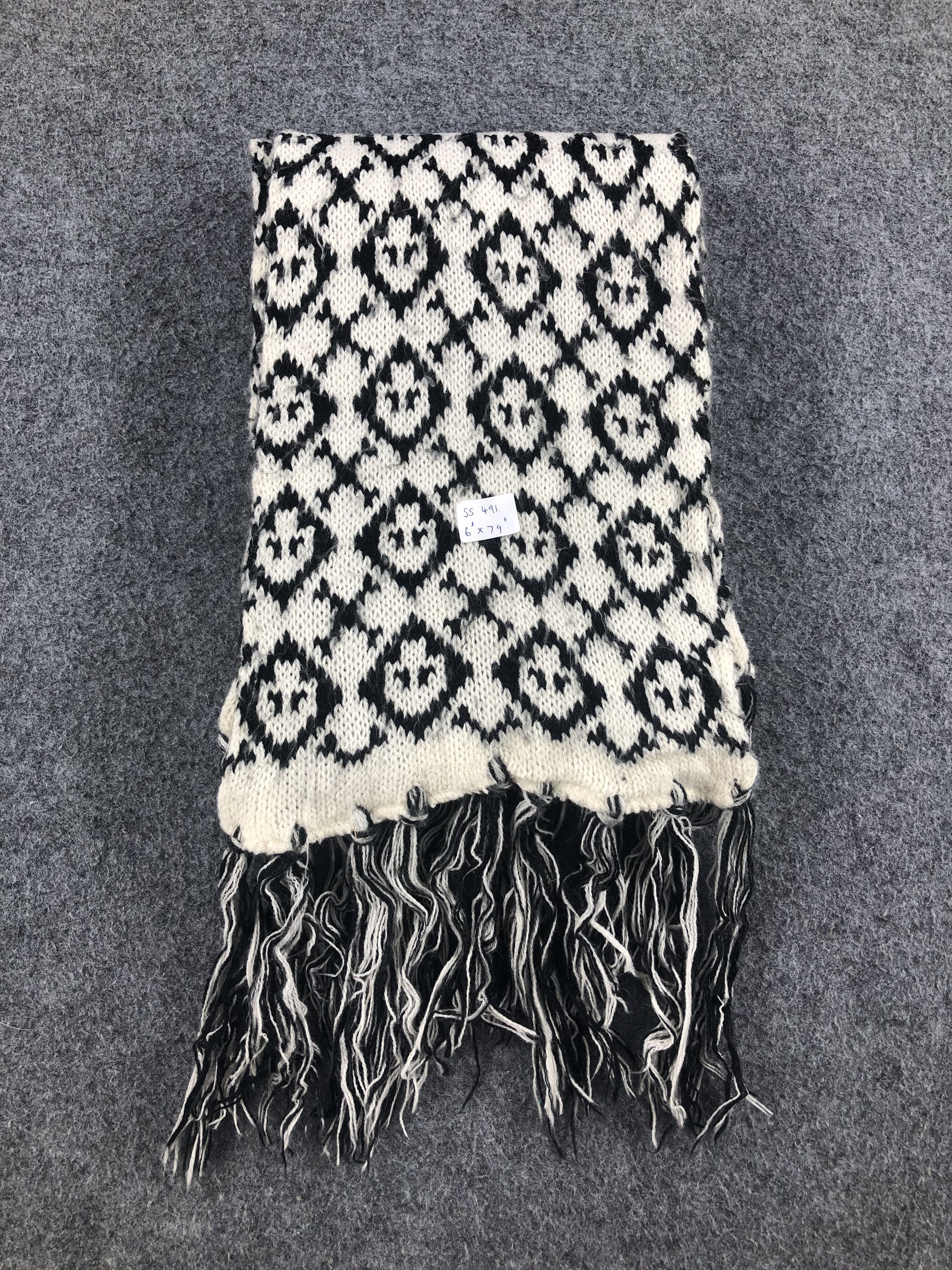 Vintage Mini Skulls Scarf / Muffler / Neckwear Size ONE SIZE - 5 Thumbnail