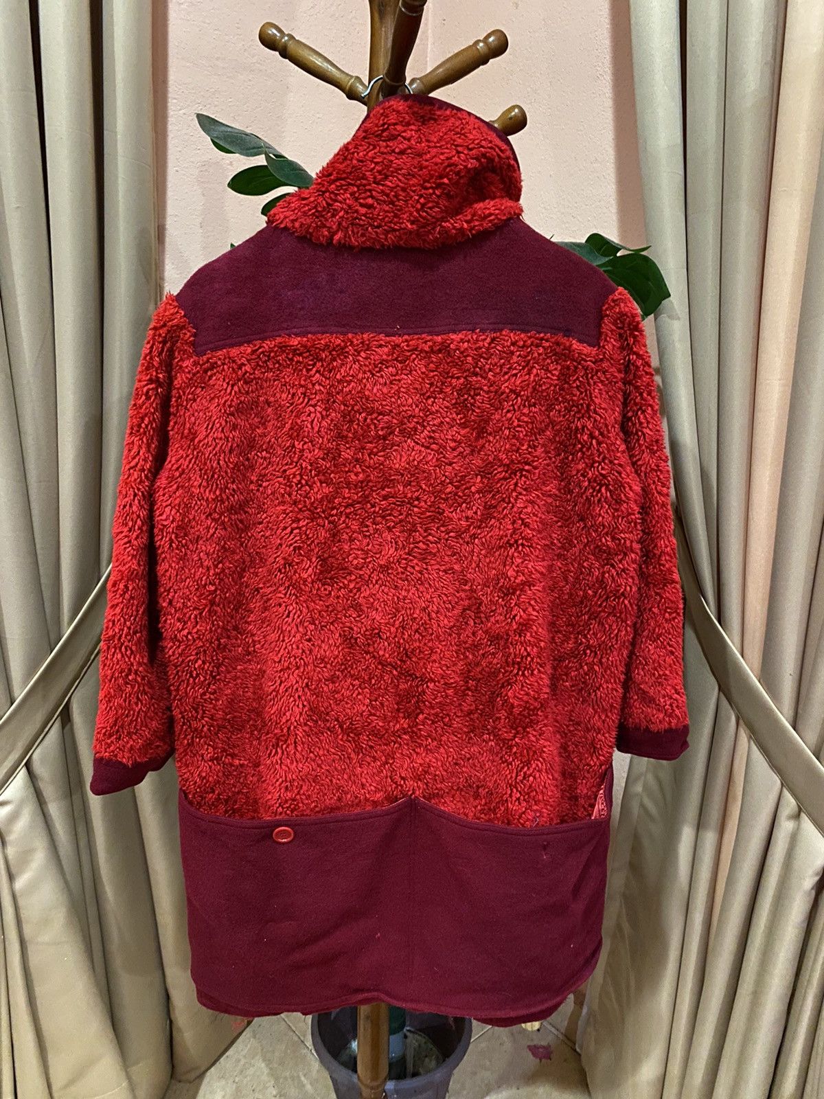 Other Beene Bag Vintage Red Wool and Fleece Jacket – Bold Cozy Size US M / EU 48-50 / 2 - 5 Thumbnail