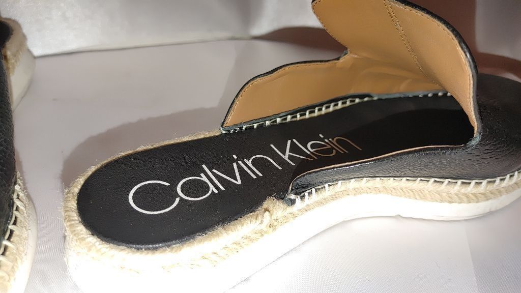Calvin Klein Calvin Klein Verie Leather Espadrille Size 9 Size US 9 / IT 39 - 7 Thumbnail