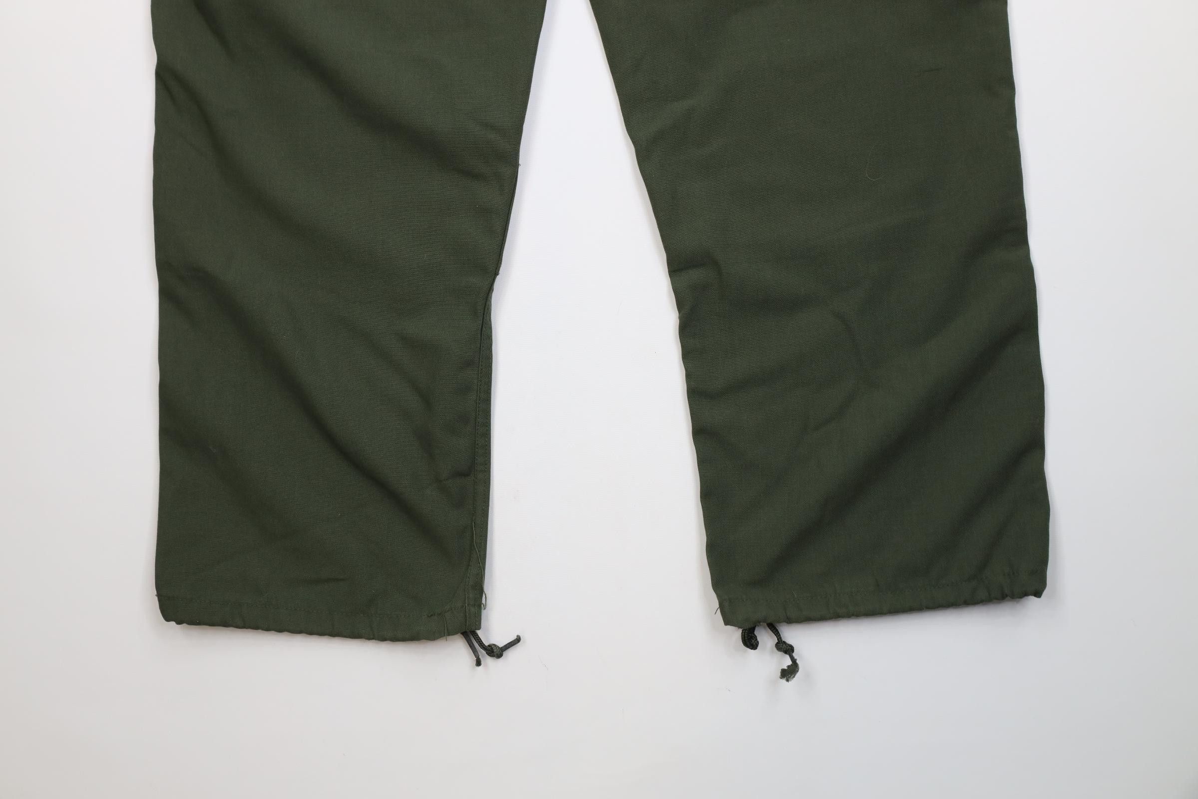 Vintage Vintage 80s ROK Korea Military Wide Leg Cargo Pants Overalls Size US 36 / EU 52 - 15 Thumbnail