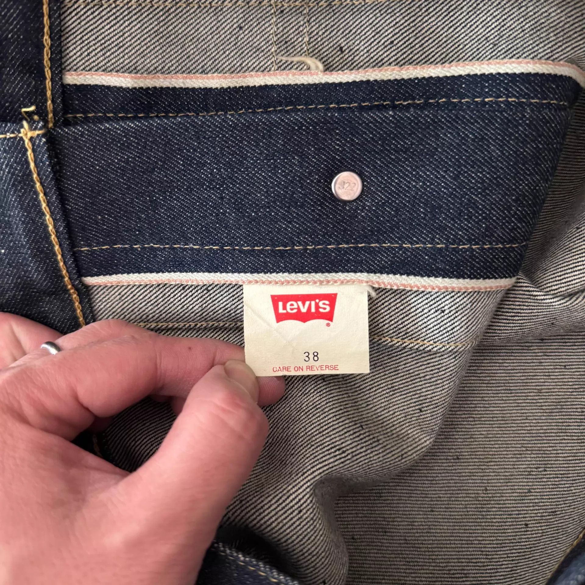 Levi's Levi's LVC 507 Type II Raw Denim New Jacket J22 '97 Size US S / EU 44-46 / 1 - 8 Thumbnail