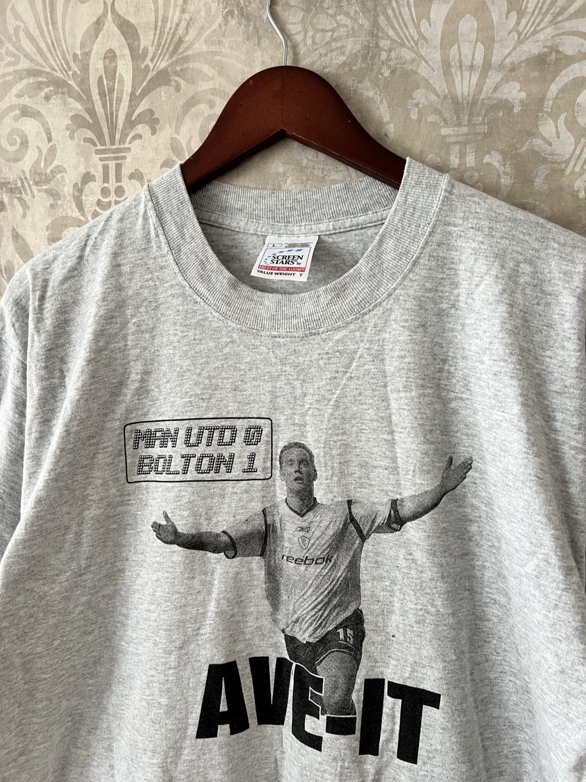 Vintage Vintage Kevin Nolan Bolton Wanderers Ave-It Football Tee Size US L / EU 52-54 / 3 - 3 Thumbnail