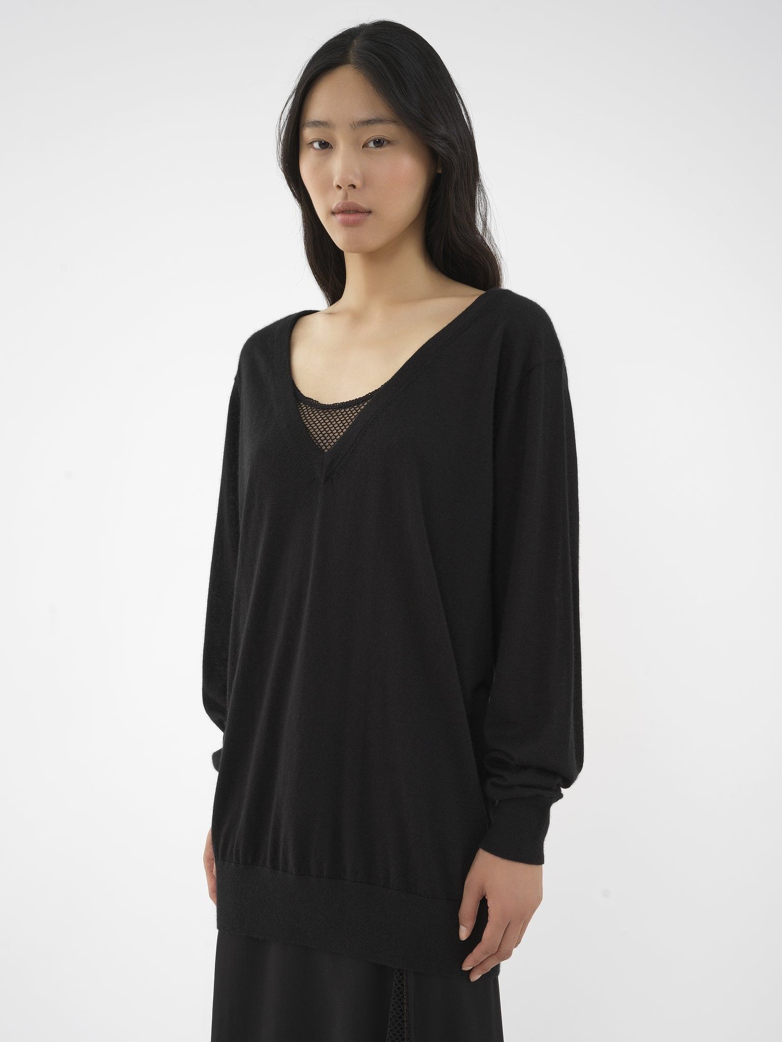 Chloe o1loc1c0325 CHC24 Pullover in Black Size M / US 6-8 / IT 42-44 - 3 Thumbnail