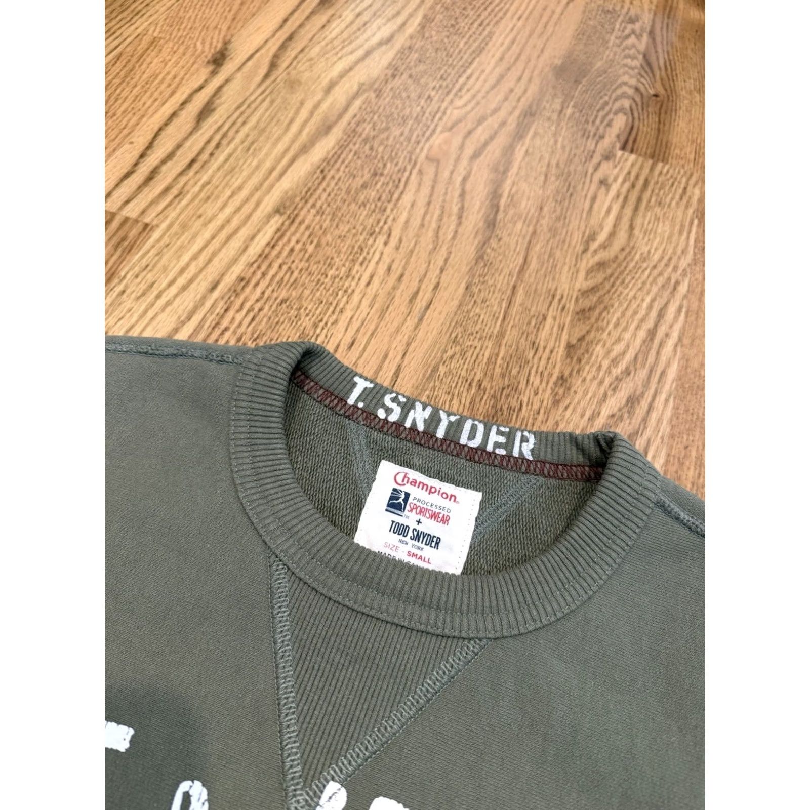 Todd Snyder Todd Snyder Sweatshirt Men’s Small Green Graphic Print Crewneck Pullover Long Sleeve Fleece Cotton Size US S / EU 44-46 / 1 - 4 Thumbnail
