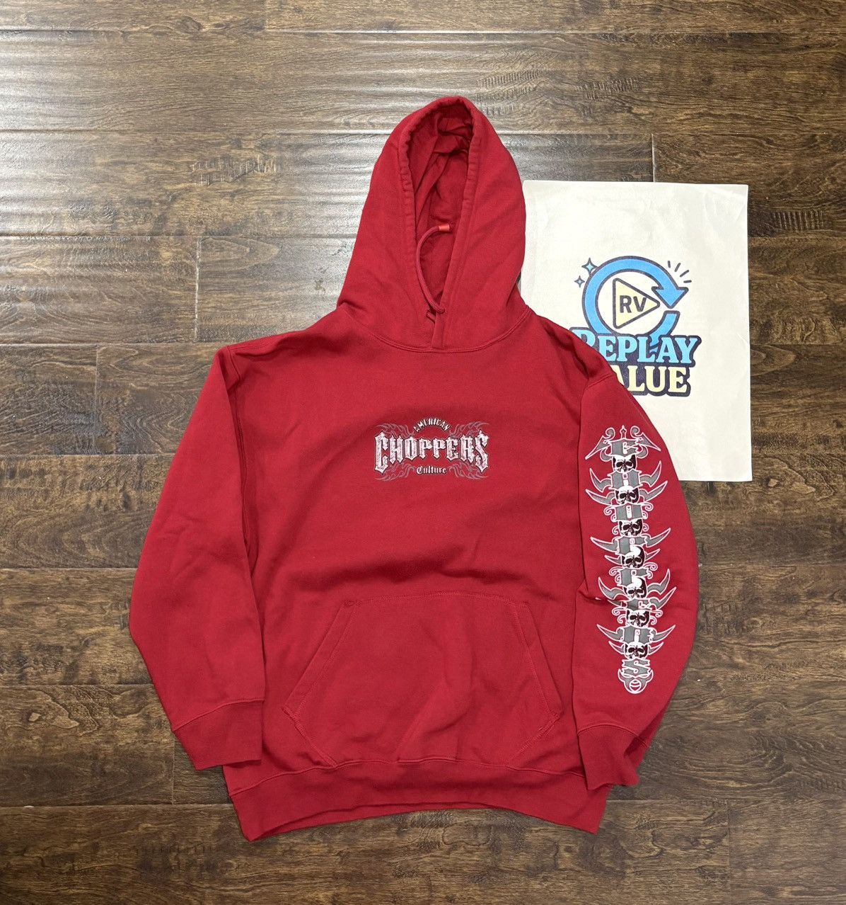 West Coast Choppers RARE AMERICAN CHOPPERS HOODIE Size US S / EU 44-46 / 1 - 2 Thumbnail