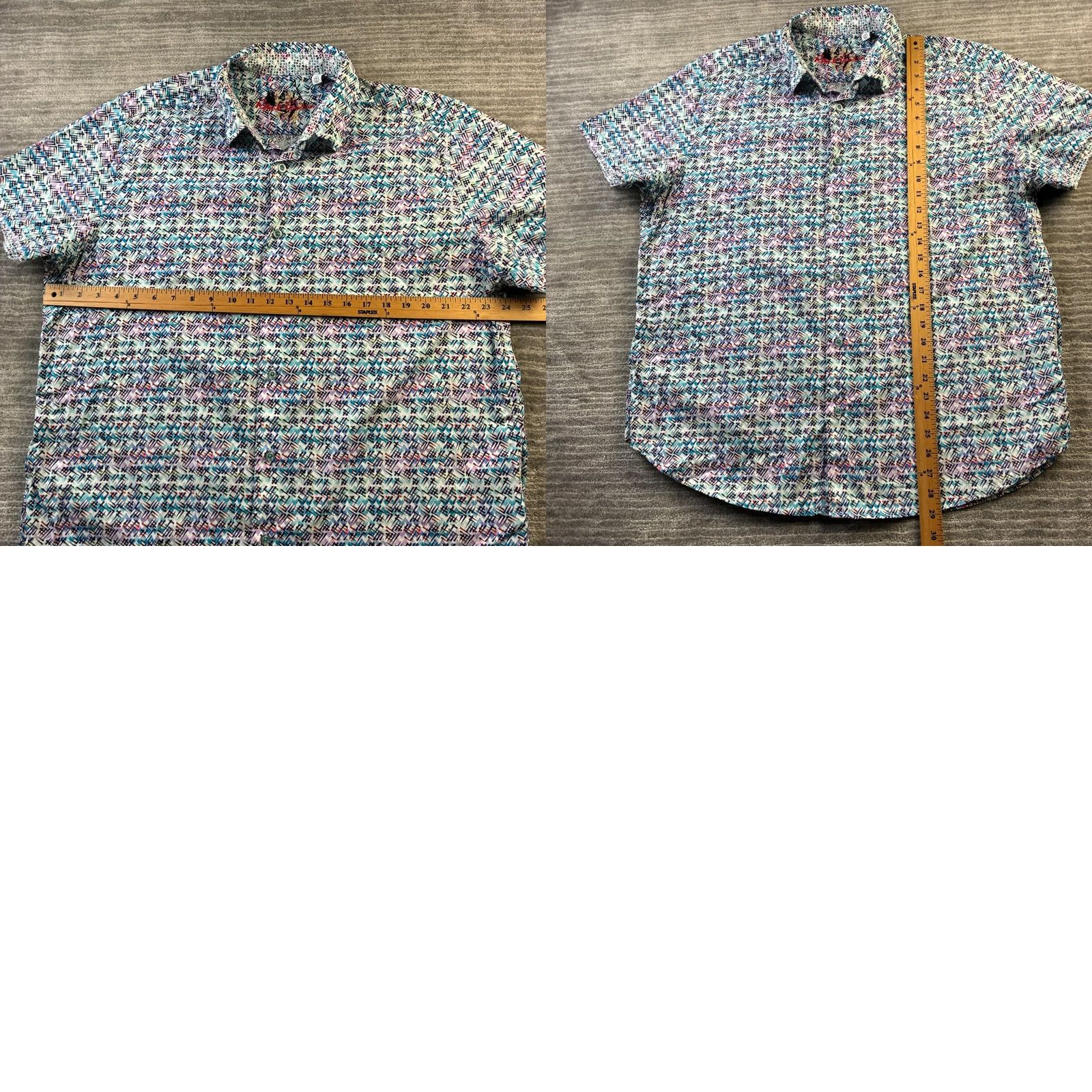 Robert Graham Robert Graham Shirt Mens 2XL XXL Blue Casual Button Up Flip Size US XXL / EU 58 / 5 - 8 Thumbnail