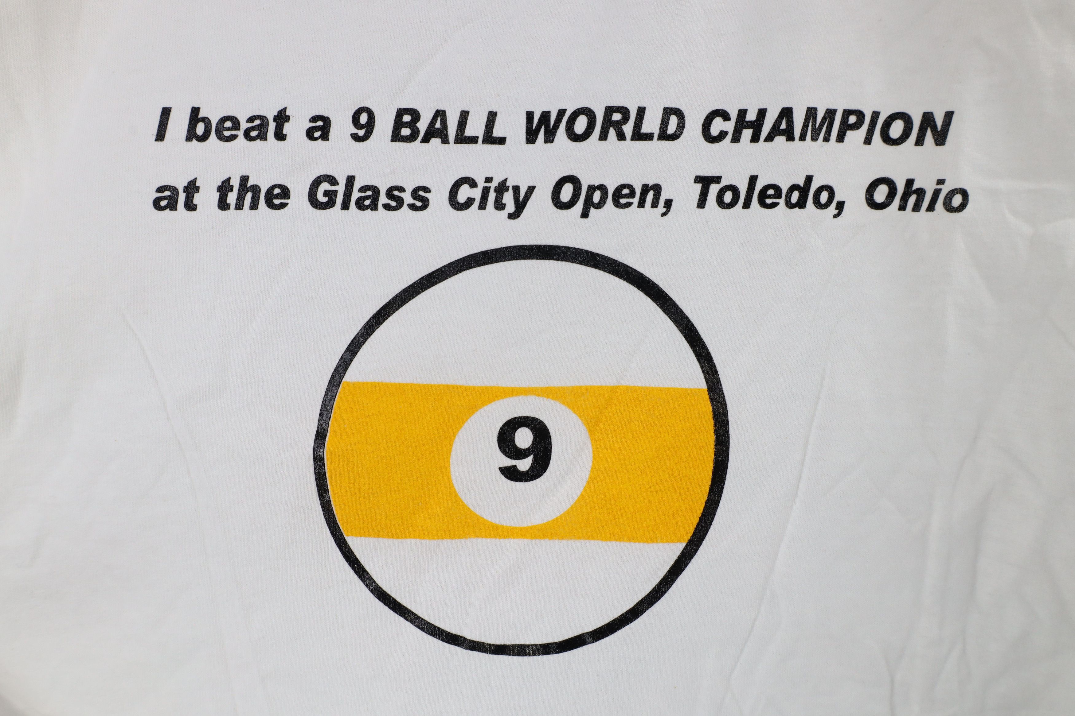 Vintage Vintage World Champion Glass City Open Pool T-Shirt Size US XL / EU 56 / 4 - 4 Thumbnail