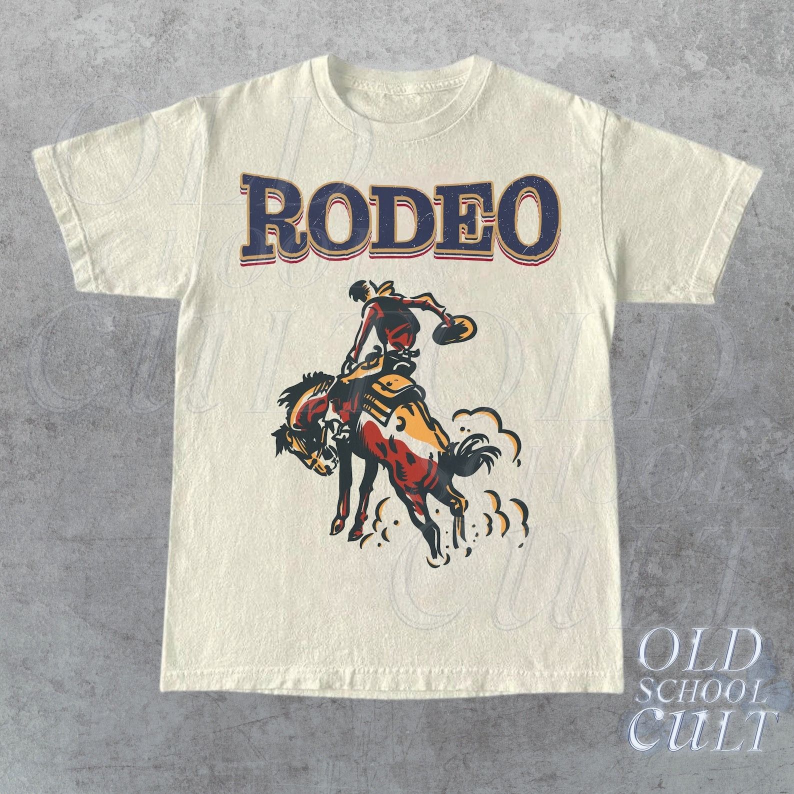 The Unbranded Brand Rodeo 90s Vintage Graphic Cowboy Shirt Size US L / EU 52-54 / 3 - 1 Thumbnail