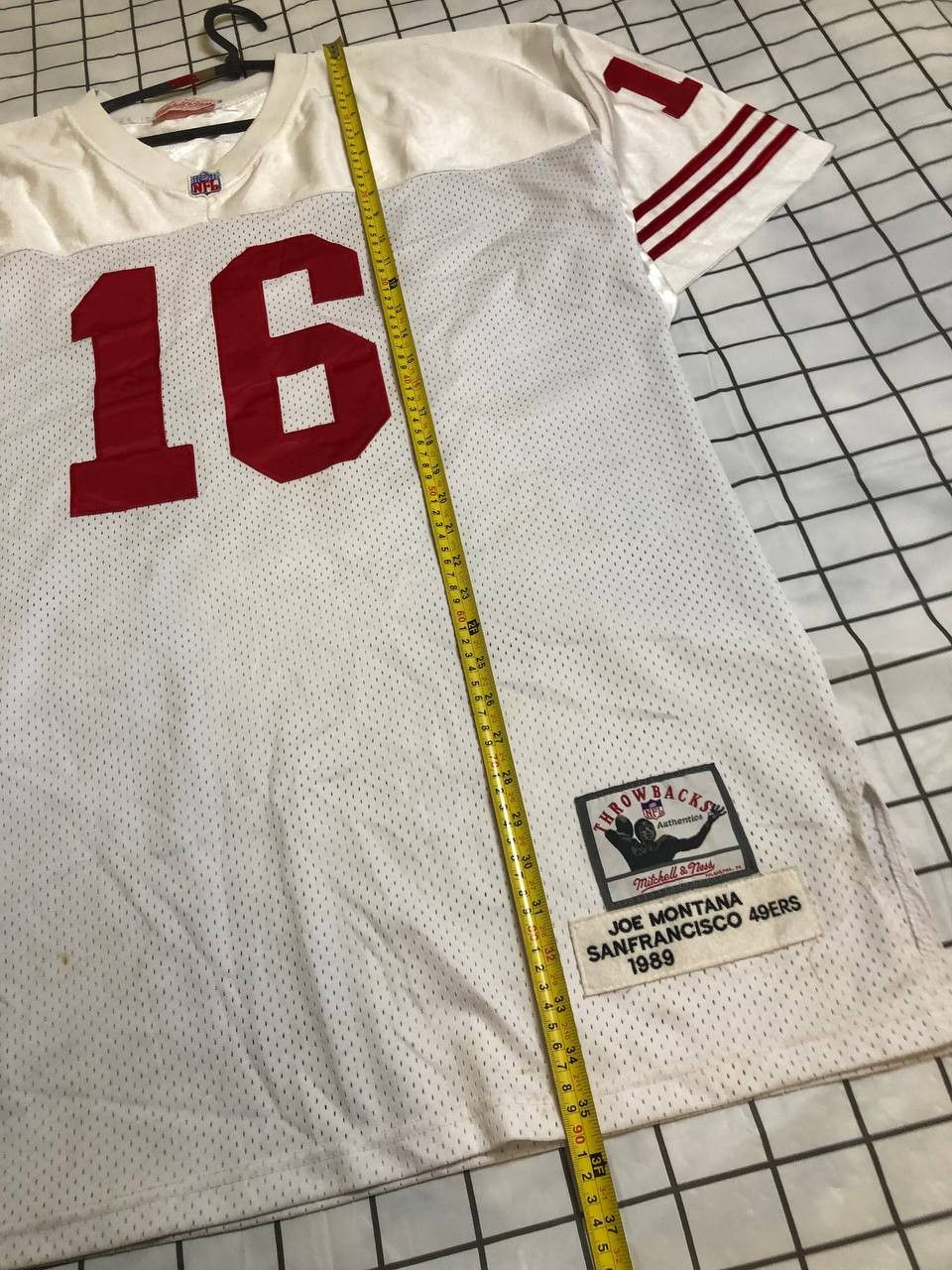 NFL Mitchell & Ness Montana White San Francisco Legacy Jersey Size US L / EU 52-54 / 3 - 8 Thumbnail