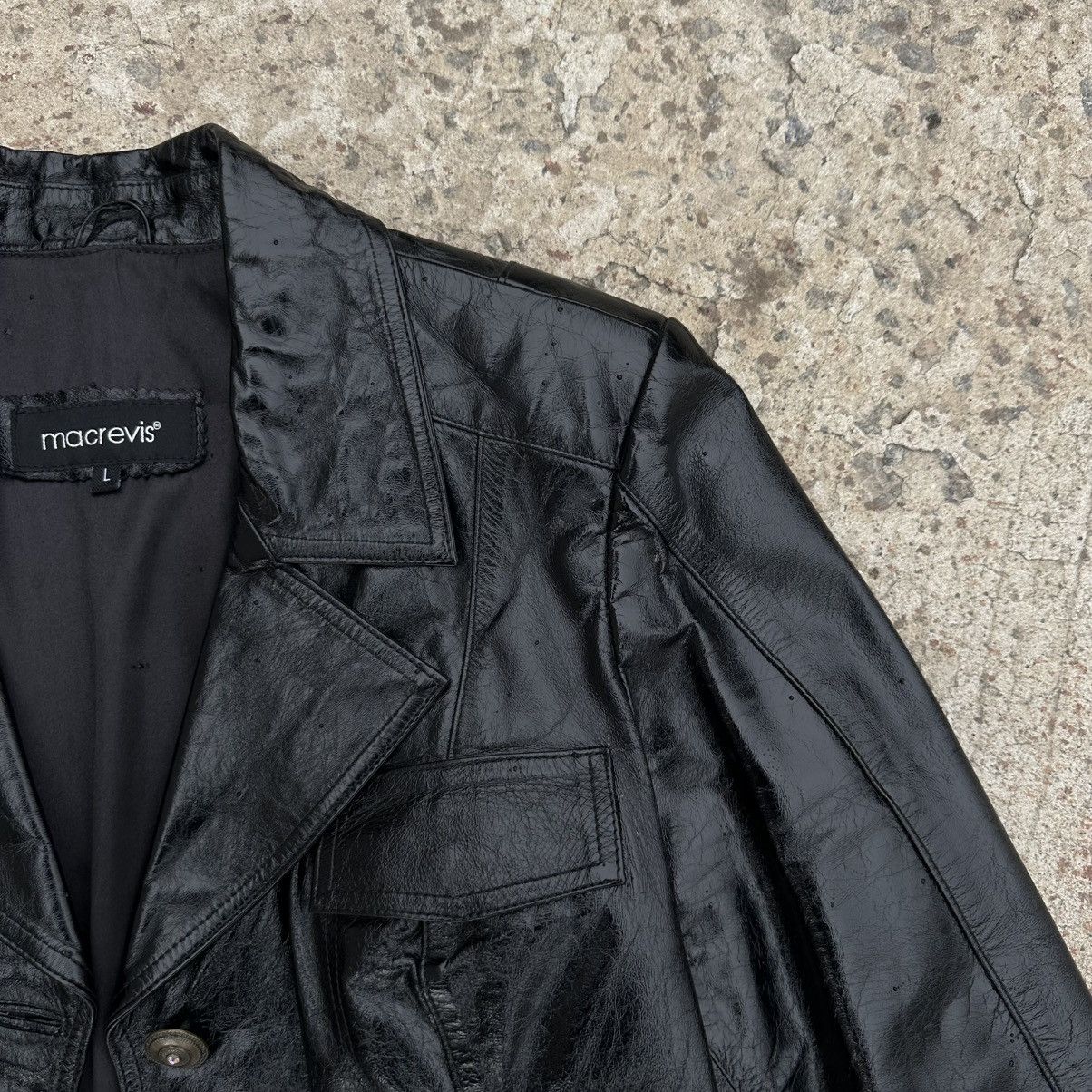 Japanese Brand Vintage Japanese Style Macrevis Leather Jacket Y2K 00s USA Size L / US 10 / IT 46 - 6 Thumbnail