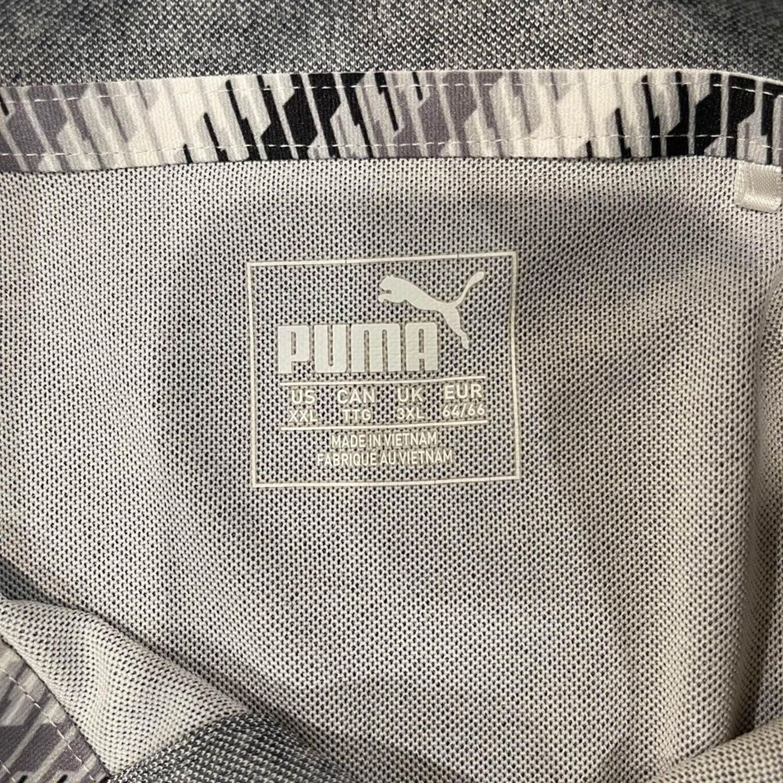 Puma Puma Grill To Green Golf Polo Gray Button Snap Men’s XXL Size US XXL / EU 58 / 5 - 4 Thumbnail