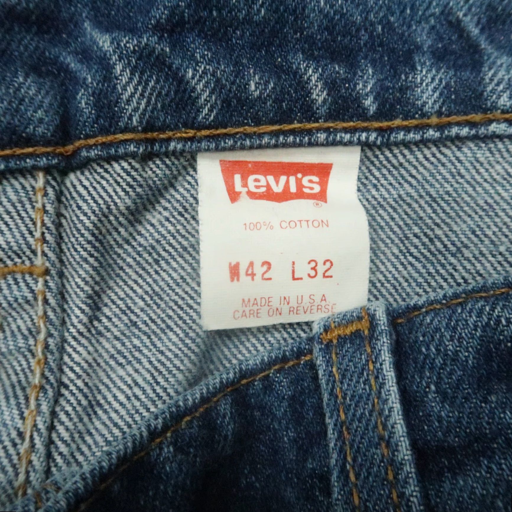 Levi's VINTAGE Levi's Jeans Mens 40x32 Blue 517 Stonewash Bootcut USA 90s Y2K Levi's 500 Series Jeans Mens Regular 40 Blue Size US 40 / EU 56 - 4 Thumbnail
