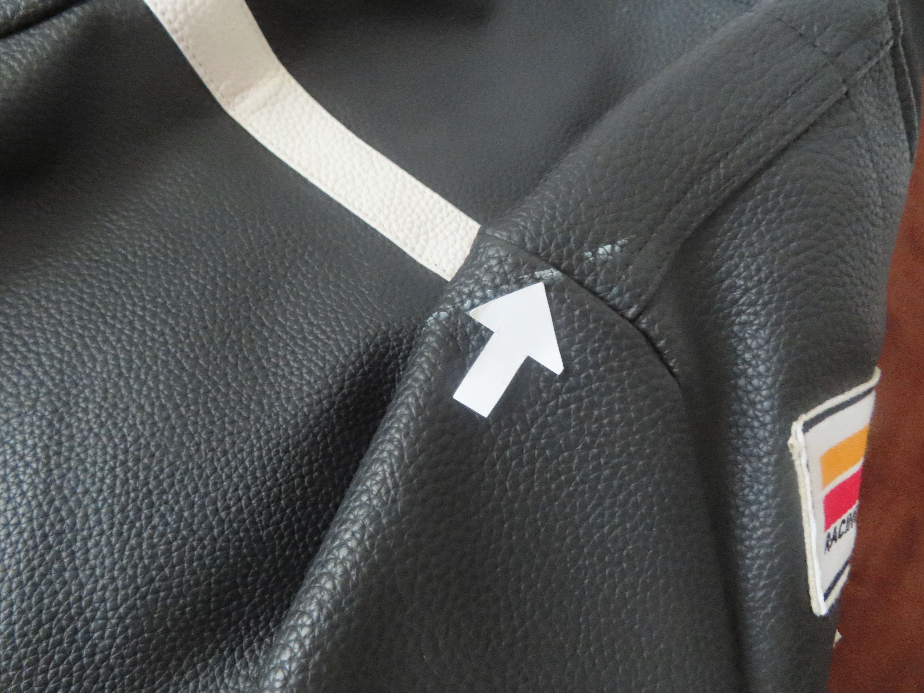 Designer SMUGGLERS MOON 1920 HANDCRAFTED FAUX LEATHER JACKET Size US L / EU 52-54 / 3 - 8 Thumbnail