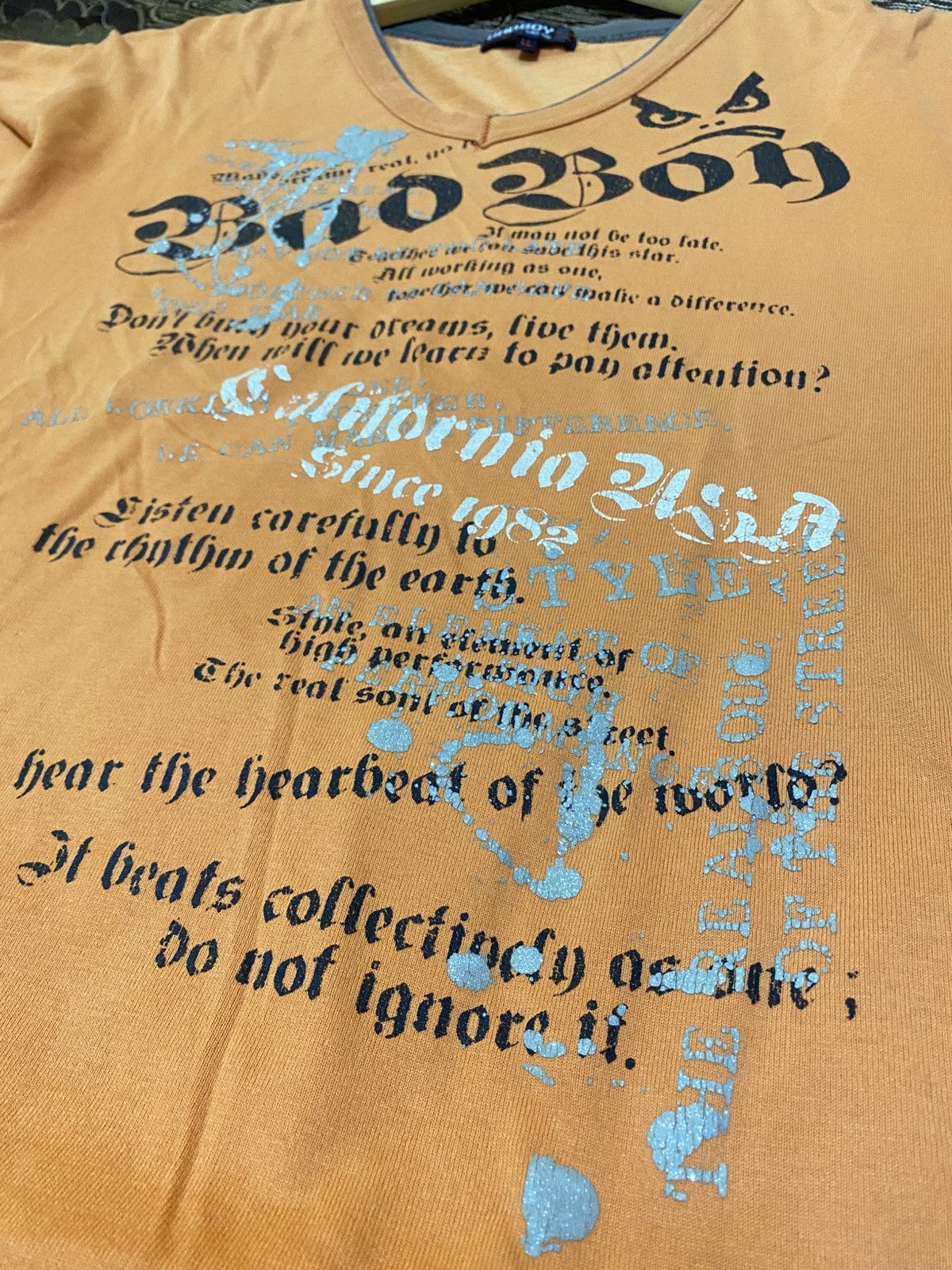 Hysteric Glamour × If Six Was Nine × Le Grande Bleu (L.G.B.) vintage Japanese poem badboy U.S.A since 1982 Size US L / EU 52-54 / 3 - 3 Thumbnail