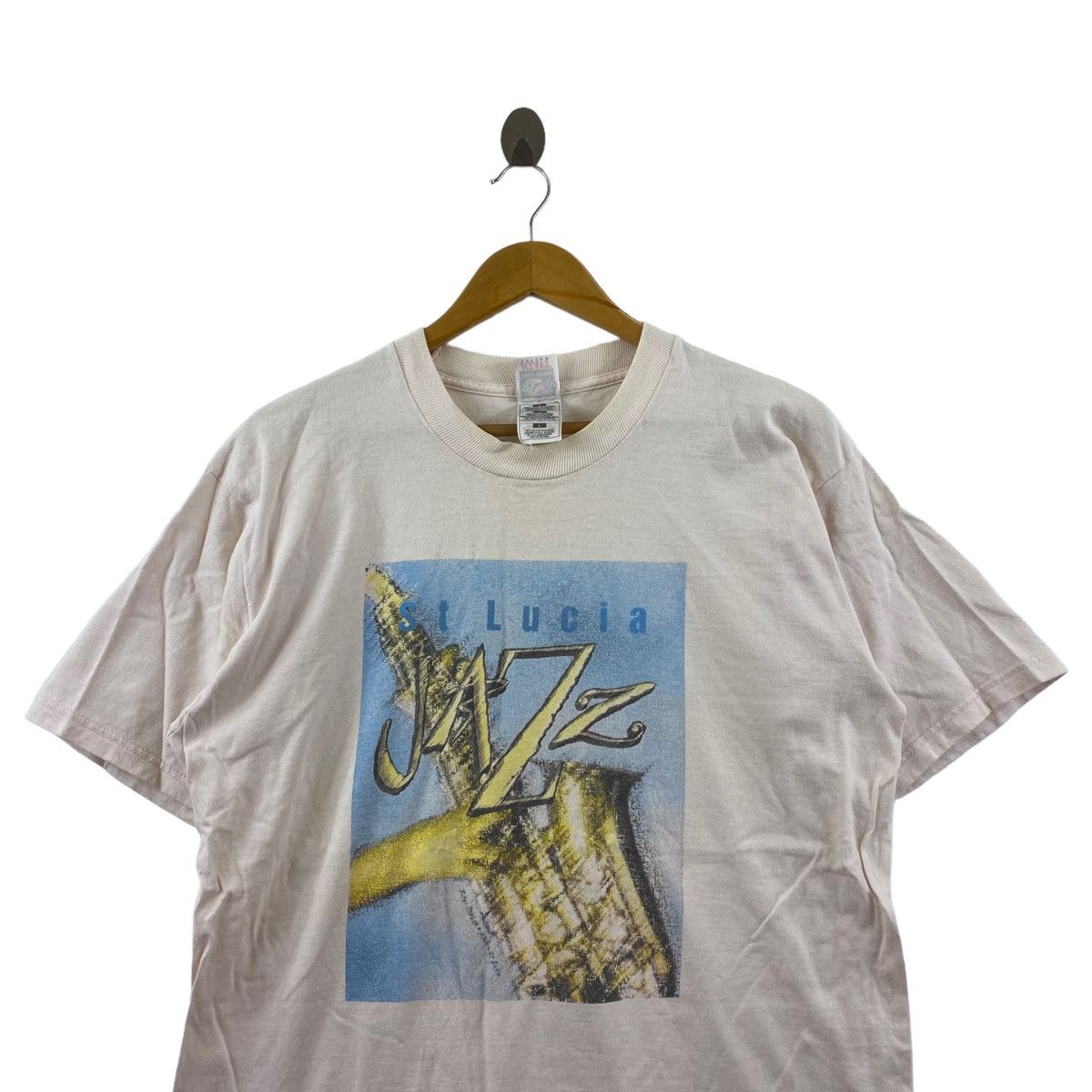 Vintage Vintage 90s ST. LUCIA JAZZ Musical Festival Official Size US L / EU 52-54 / 3 - 2 Thumbnail