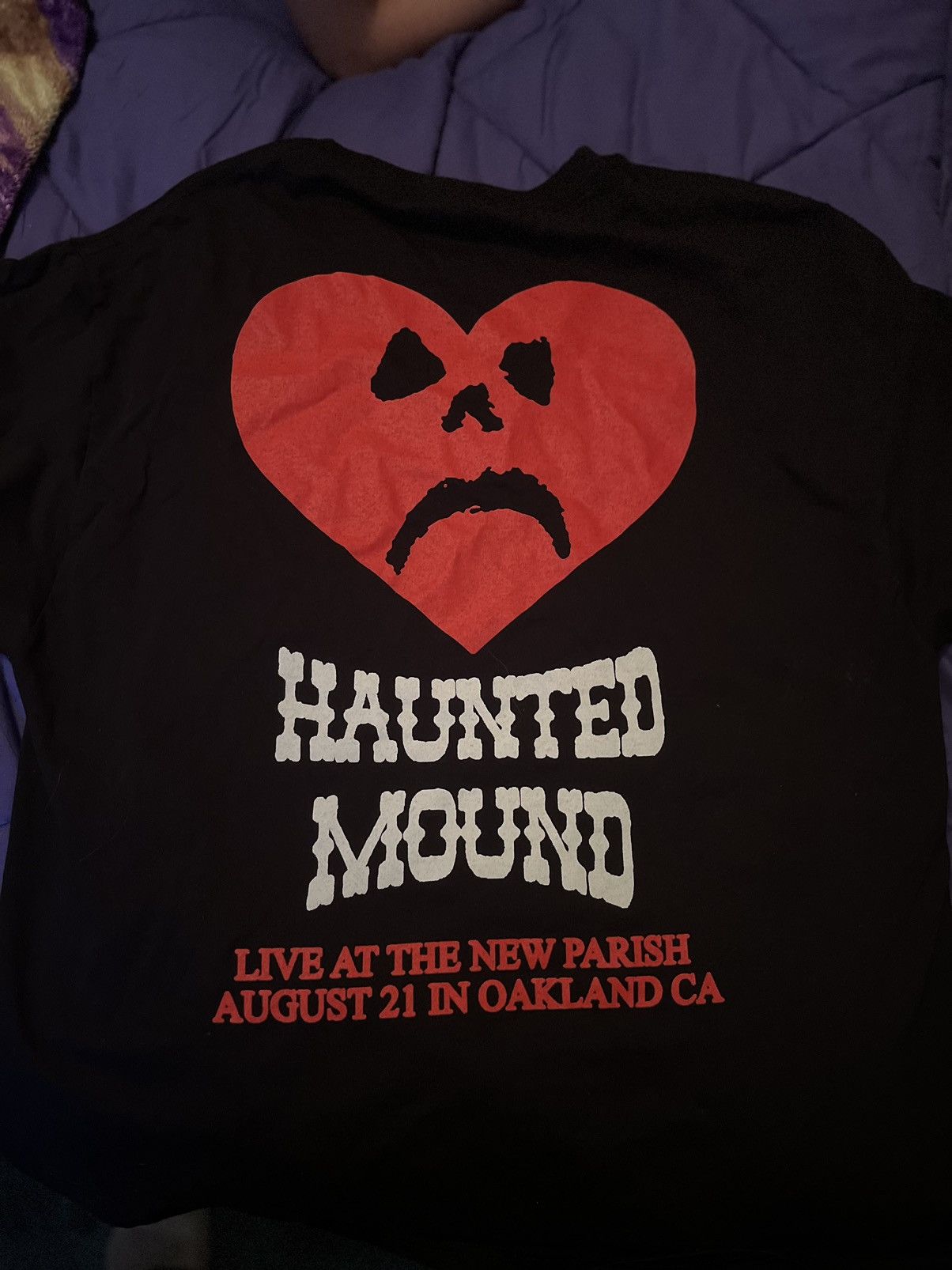 Hanes I ❤️ HAUNTED MOUND *DEADSTOCK* Size US XL / EU 56 / 4 - 1 Thumbnail