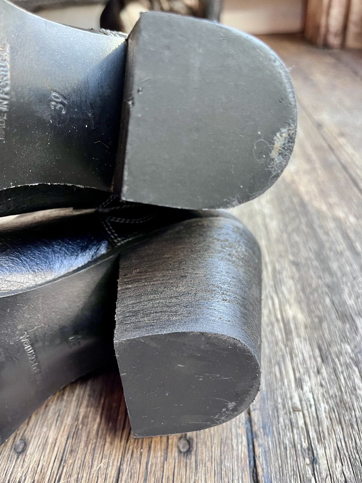 Free People Free People Black Western Ankle Boots Leather Cowboy Booties Size US 9 / IT 39 - 7 Thumbnail