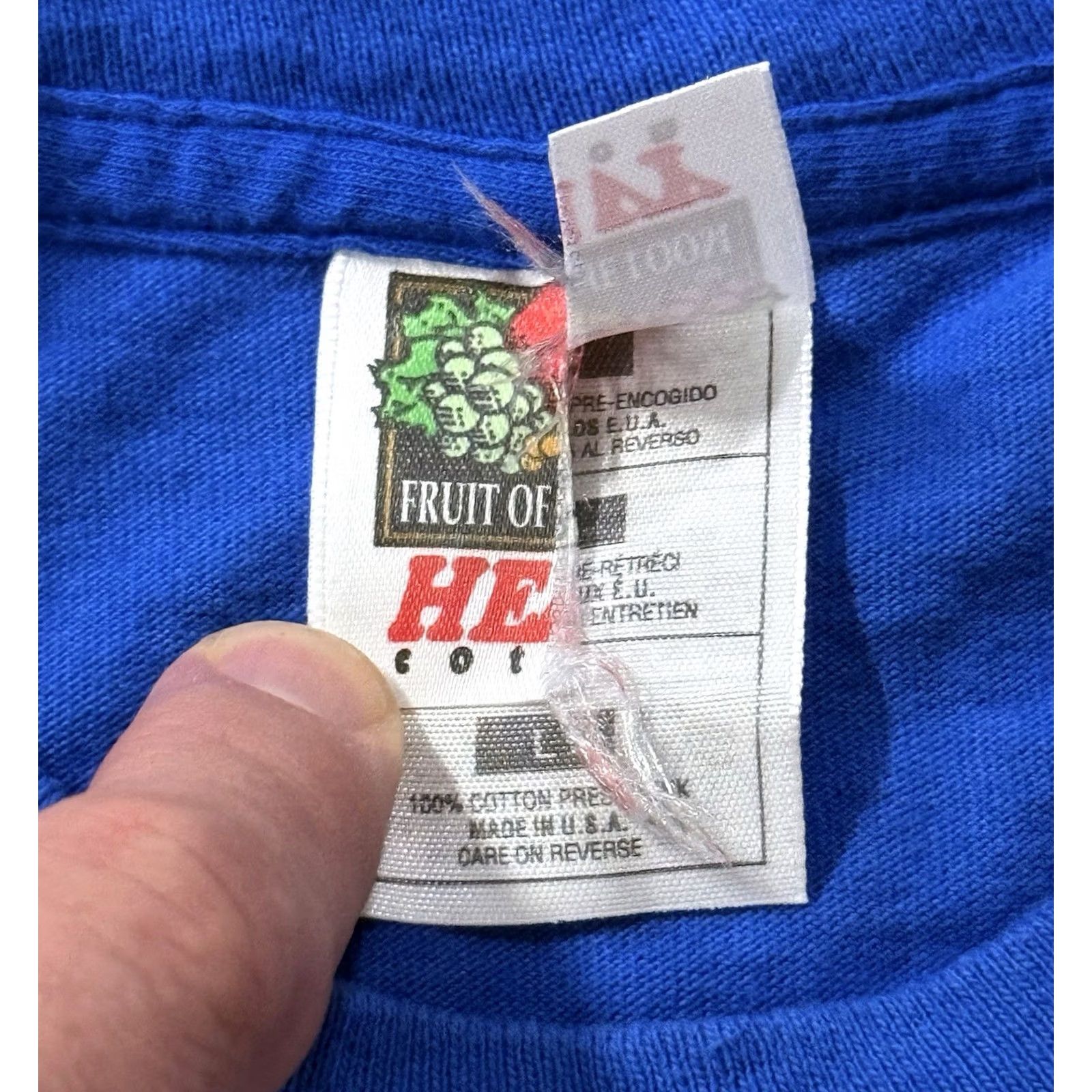 Fruit Of The Loom VINTAGE 90s E-40 In A Major Way Longsleeve Shirt Large Blue Crew Neck Cotton Graphic Print Hyphy Bay California Size US L / EU 52-54 / 3 - 8 Thumbnail