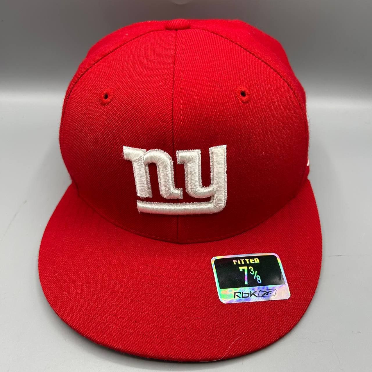 Reebok Vintage New York Giants Hat Men 7 3/8 NFL Fitted Cap Wool Size ONE SIZE - 1 Thumbnail