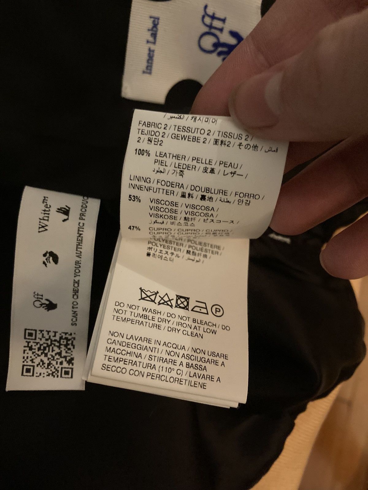 Off-White Off-White varsity jacket Size US M / EU 48-50 / 2 - 17 Thumbnail