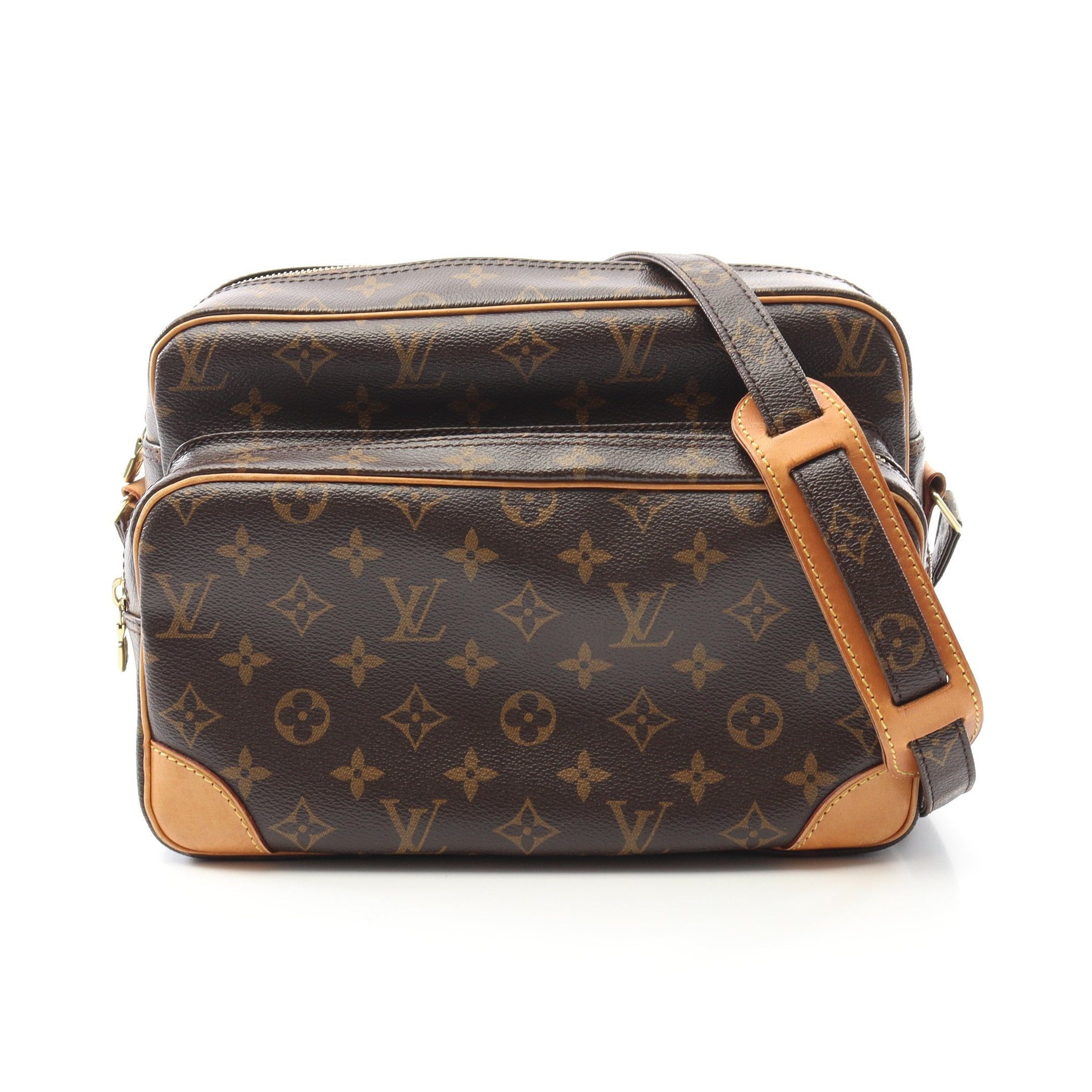 Louis Vuitton Louis Vuitton Nil Monogram Shoulder Bag Leather Brown Size ONE SIZE - 1 Thumbnail