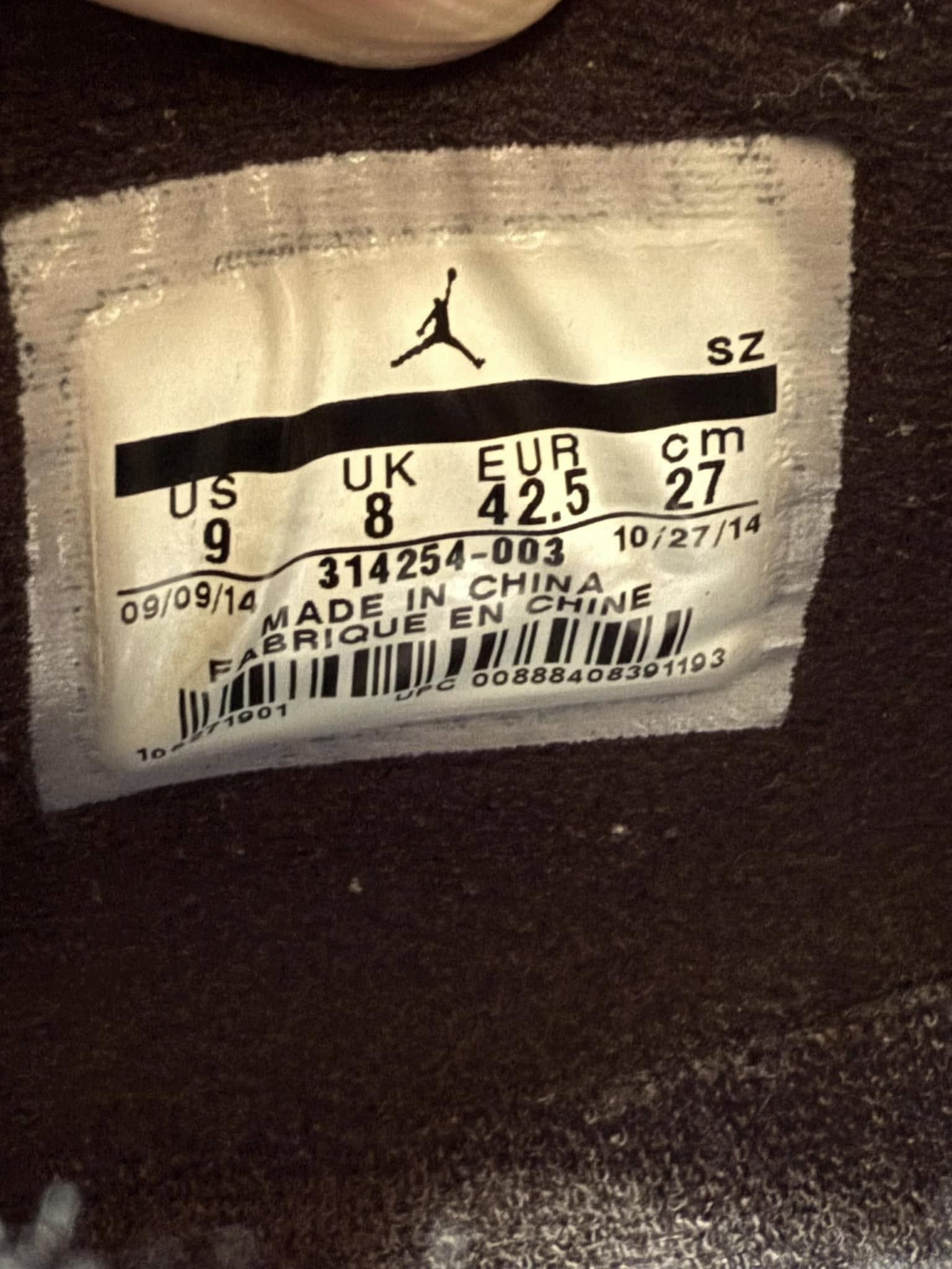 Jordan Brand Air Jordan 4 Oreo 2015 US9 Size US 9 / EU 42 - 5 Thumbnail