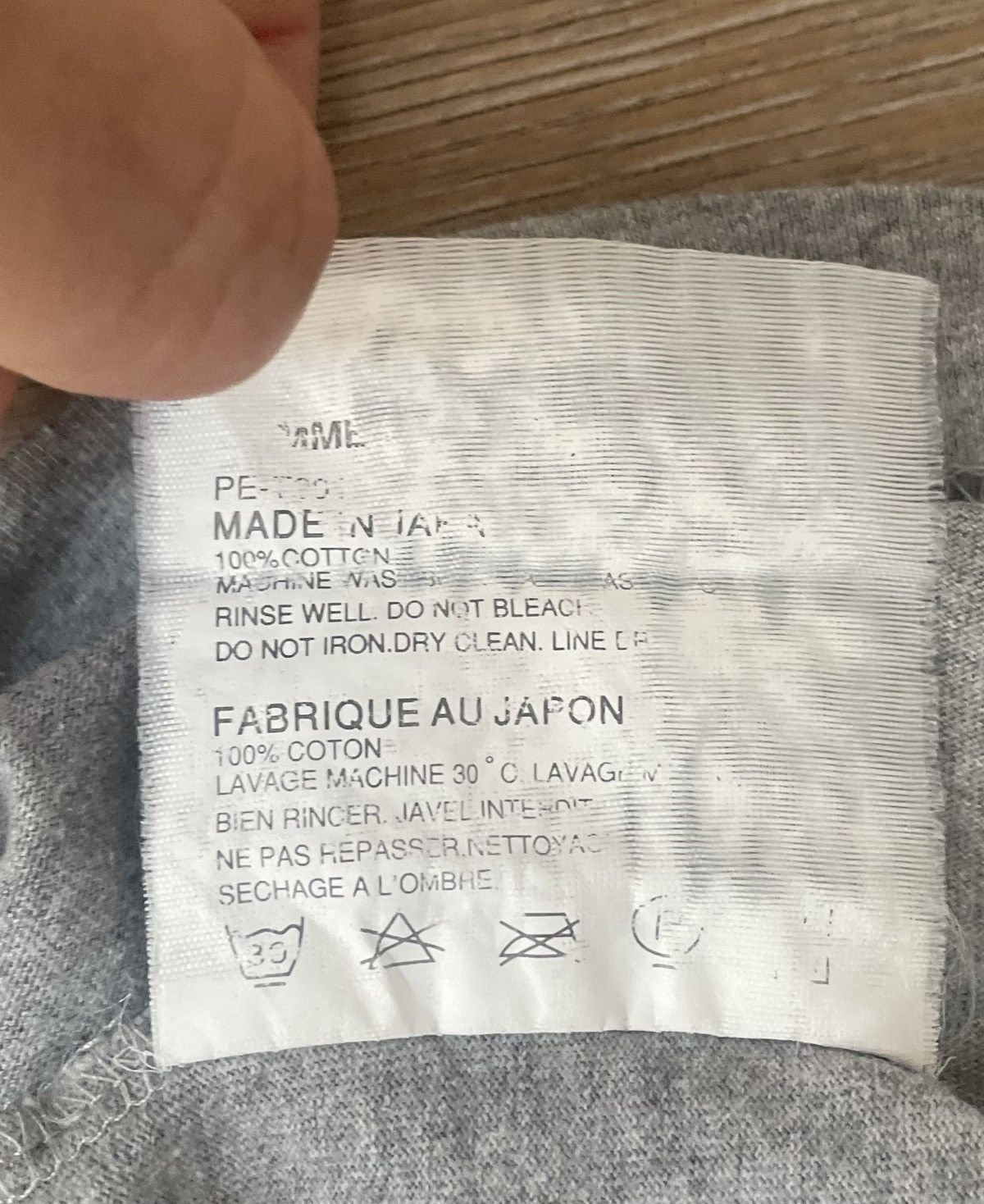 Comme des Garcons Homme Plus Comme des Garçons Homme Plus Heart Pocket Tee Made in Japan Size US M / EU 48-50 / 2 - 5 Thumbnail