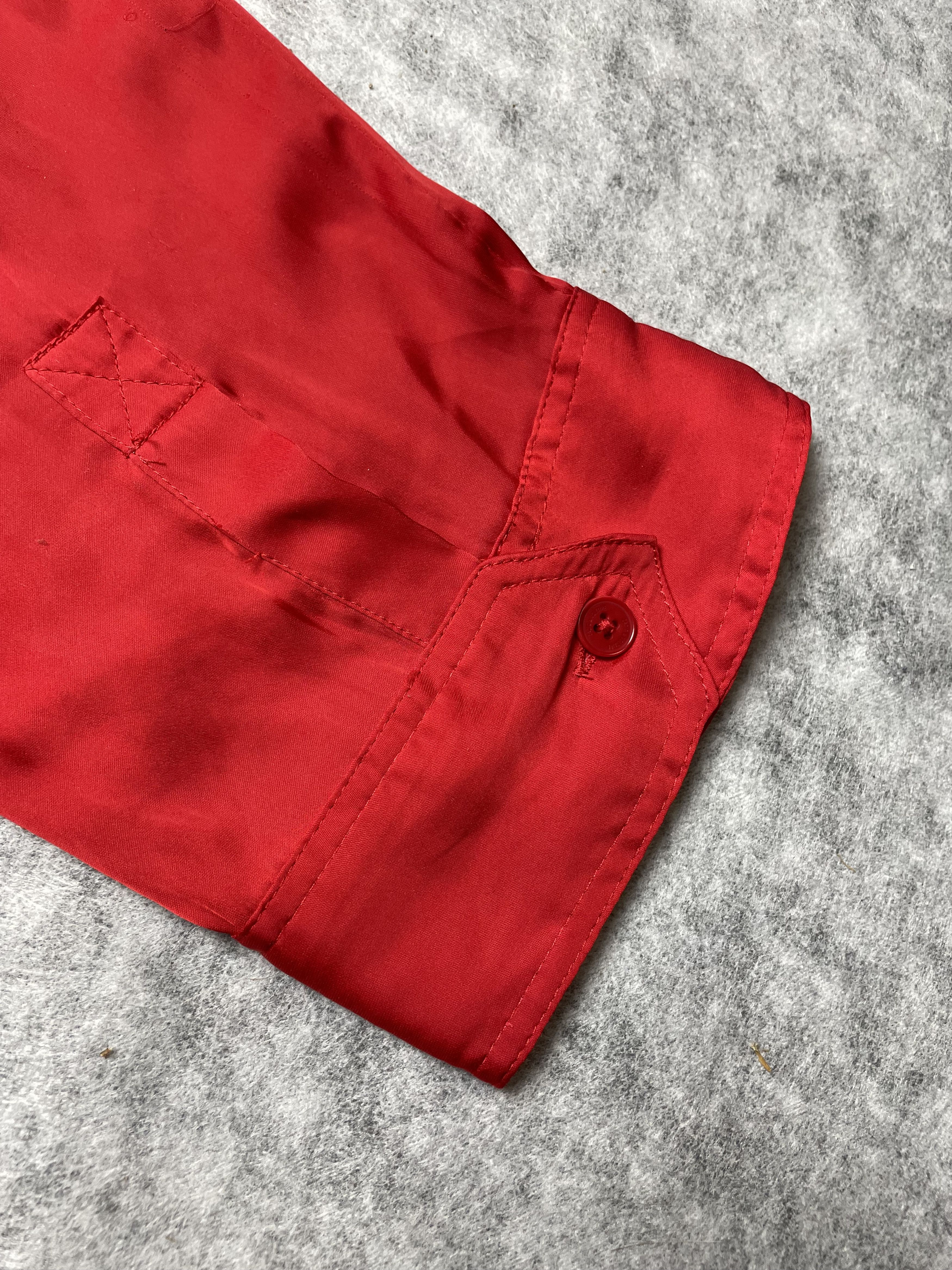 Zadig & Voltaire Zadig & Voltaire Red Satin Midi Dress Size L Size L / US 10 / IT 46 - 6 Thumbnail