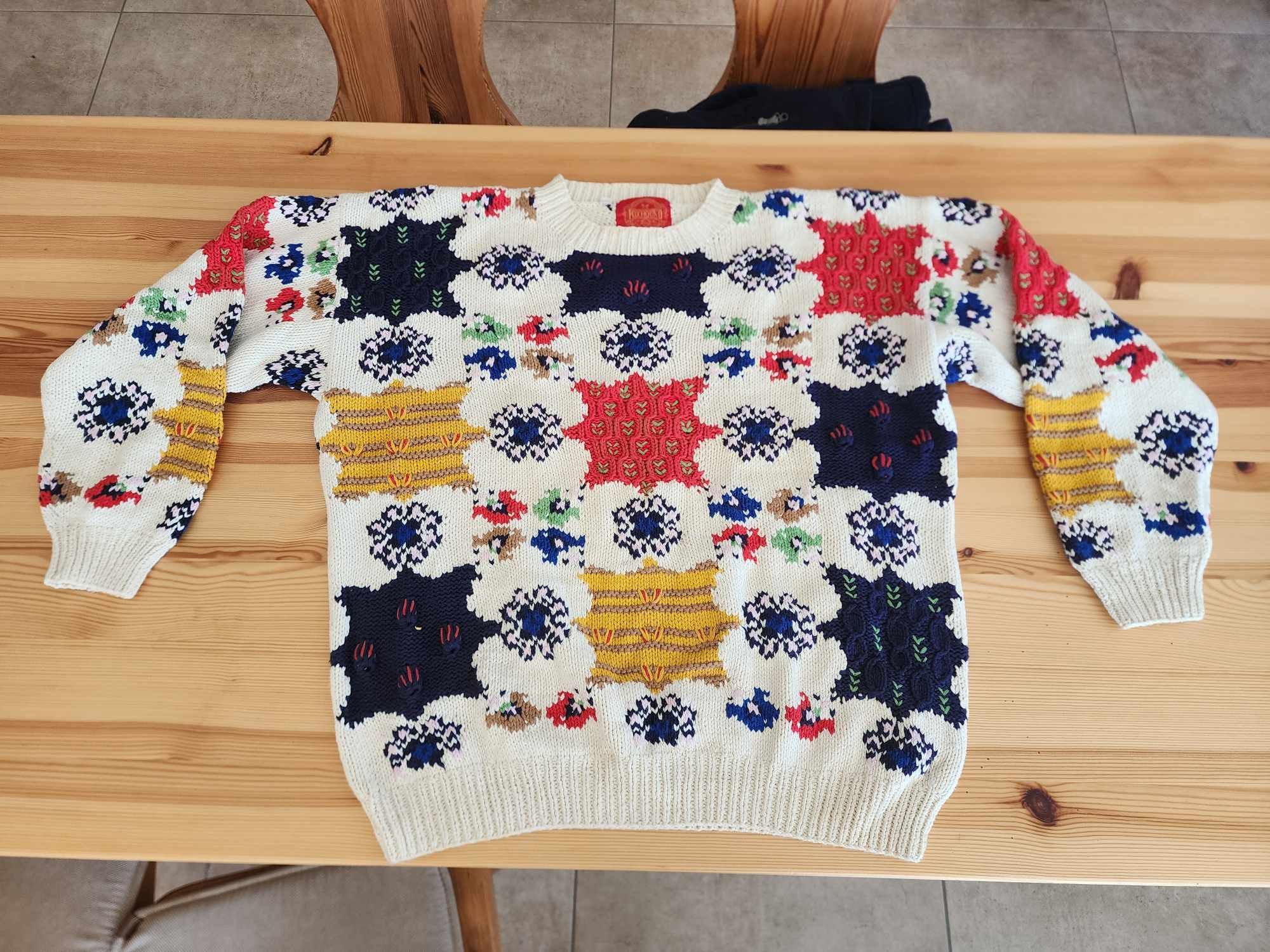 Other Vintage Fox Hound Knit Sweater – Heavy Cotton, Size 5 (XL) Size US XL / EU 56 / 4 - 7 Thumbnail