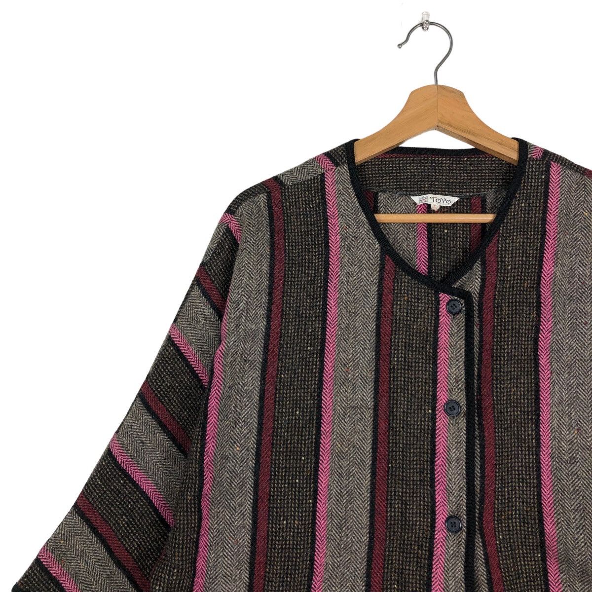 Japanese Brand 🔥Vintage Striped Jacket Hoodie Toyo Japan Inspire Kapital Size US M / EU 48-50 / 2 - 6 Thumbnail