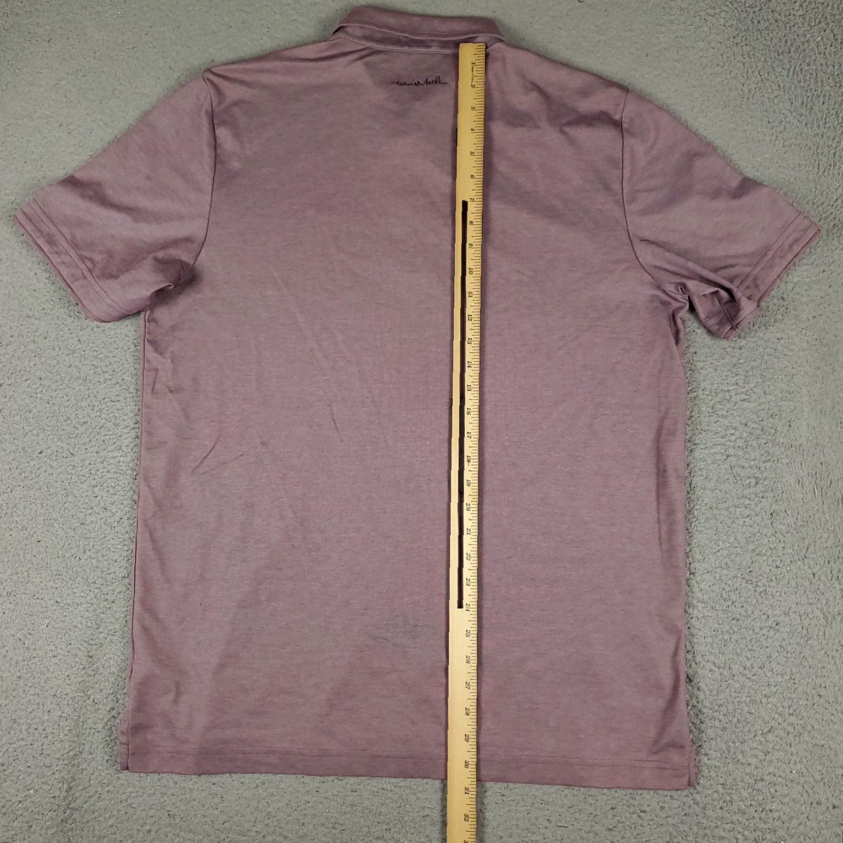 TravisMathew Travis Mathew Polo Shirt Mens XL Purple Short Sleeve Casual Golf Size US XL / EU 56 / 4 - 4 Thumbnail