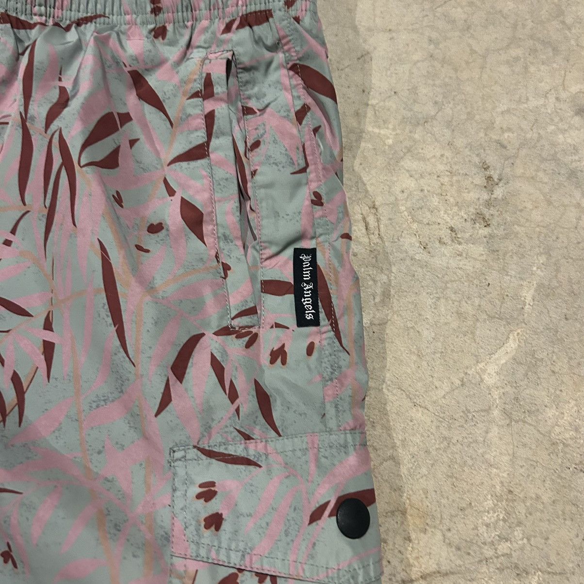 Designer × Palm Angels Palm Angels Lagoon Print Nylon Swim Shorts Size US 30 / EU 46 - 4 Thumbnail
