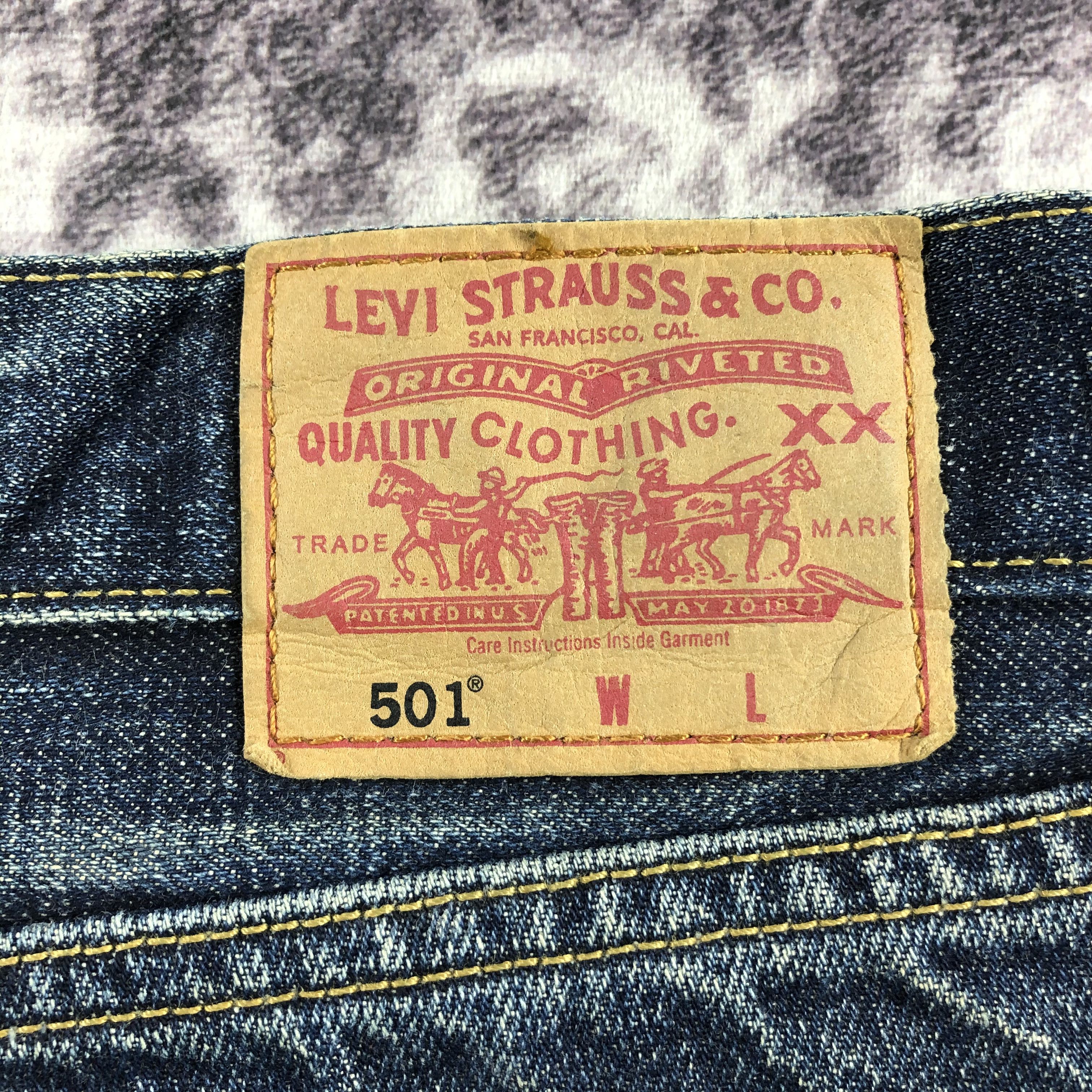 Levi's × Vintage 90s Vintage Blue Wash Levis 501 Jeans-JM2916 Size US 33 - 7 Thumbnail