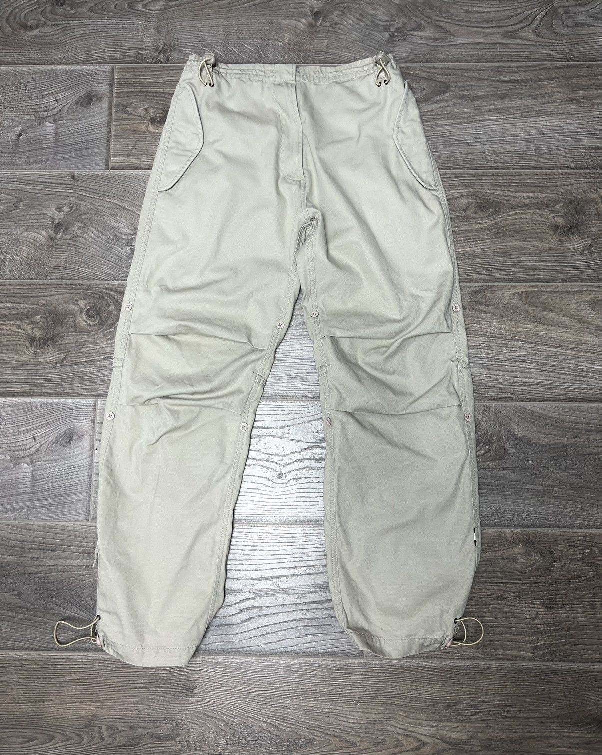 Maharishi Maharishi cargo multipocket beige military pants | Grailed