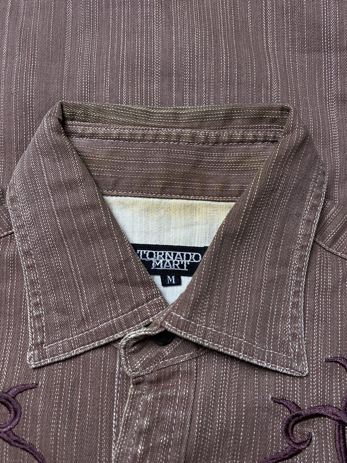If Six Was Nine 2000s Tornado Mart - Tribal Western Canvas Button Shirt Size US M / EU 48-50 / 2 - 4 Thumbnail