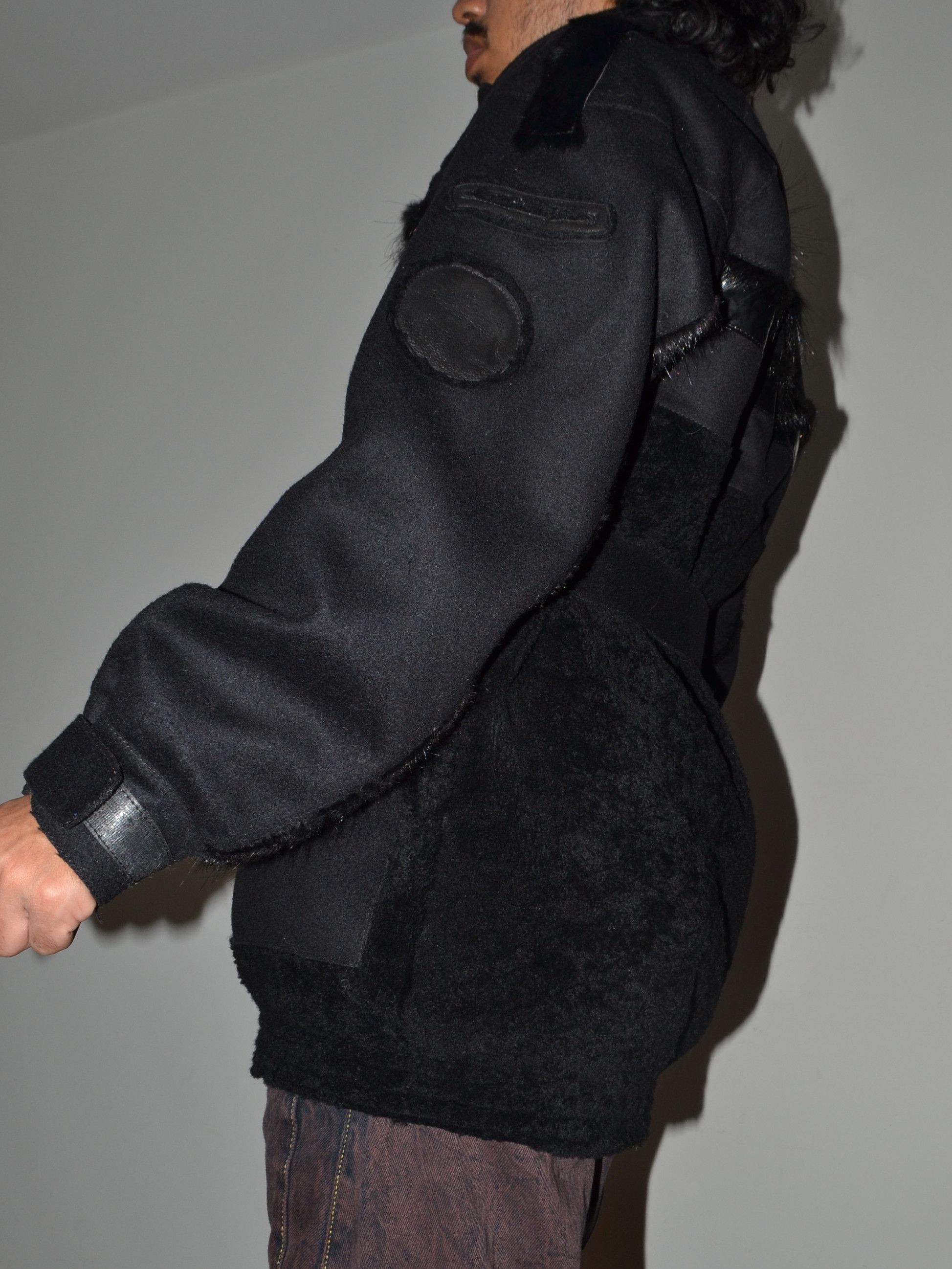 Prada FW2007 Sheep & Nutria Fur Trimmed Wool Military Jacket Size US M / EU 48-50 / 2 - 5 Thumbnail
